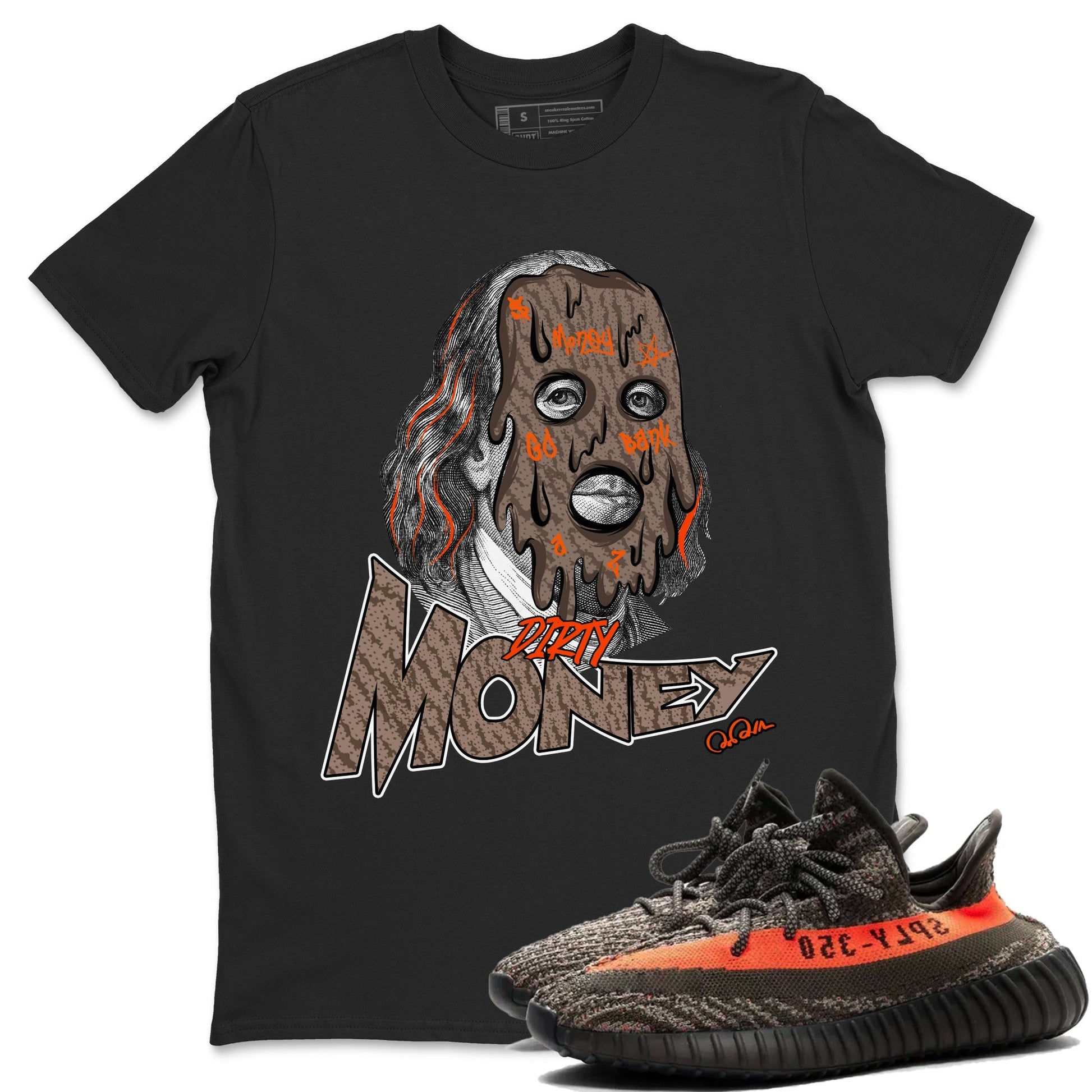 Dirty Money Sneaker Tee - Yeezy 350 Carbon Beluga