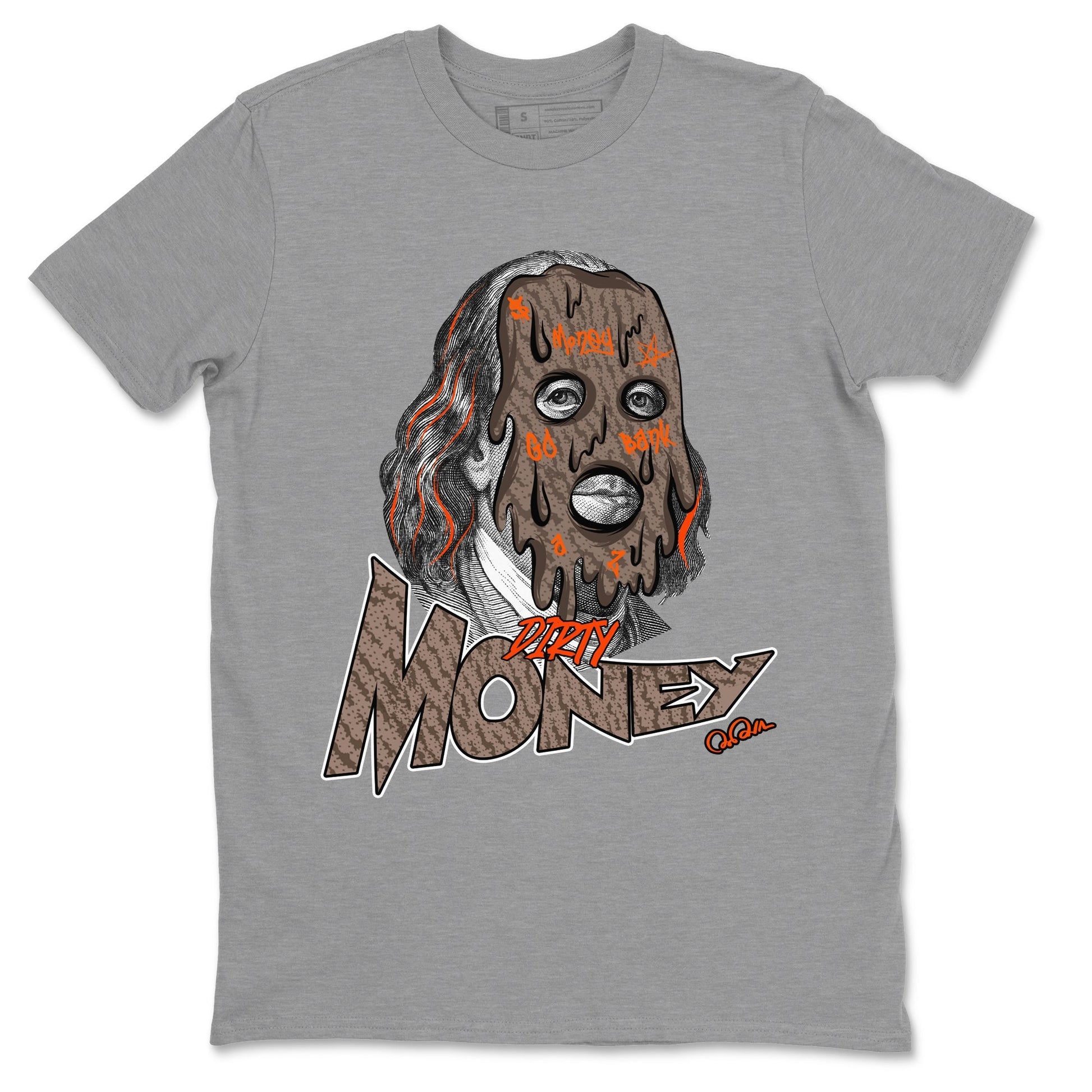 Dirty Money Sneaker Tee - Yeezy 350 Carbon Beluga