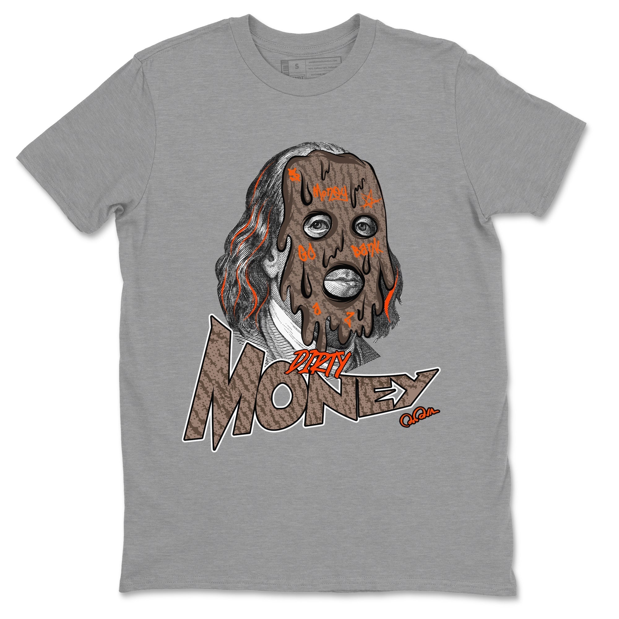 Dirty Money Sneaker Tee - Yeezy 350 Carbon Beluga
