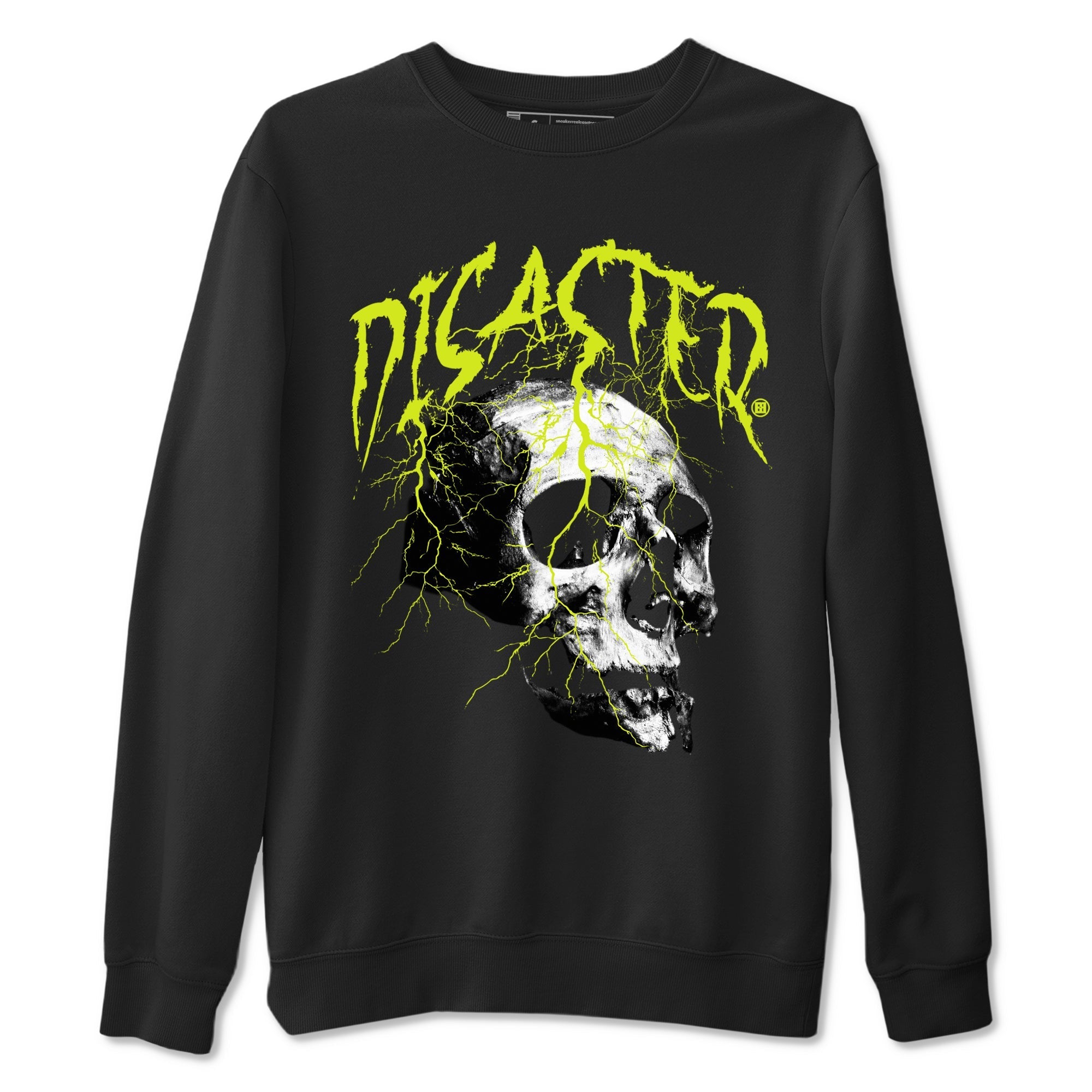 Disaster Skull Sneaker Tees - Air Foamposite One Black Volt