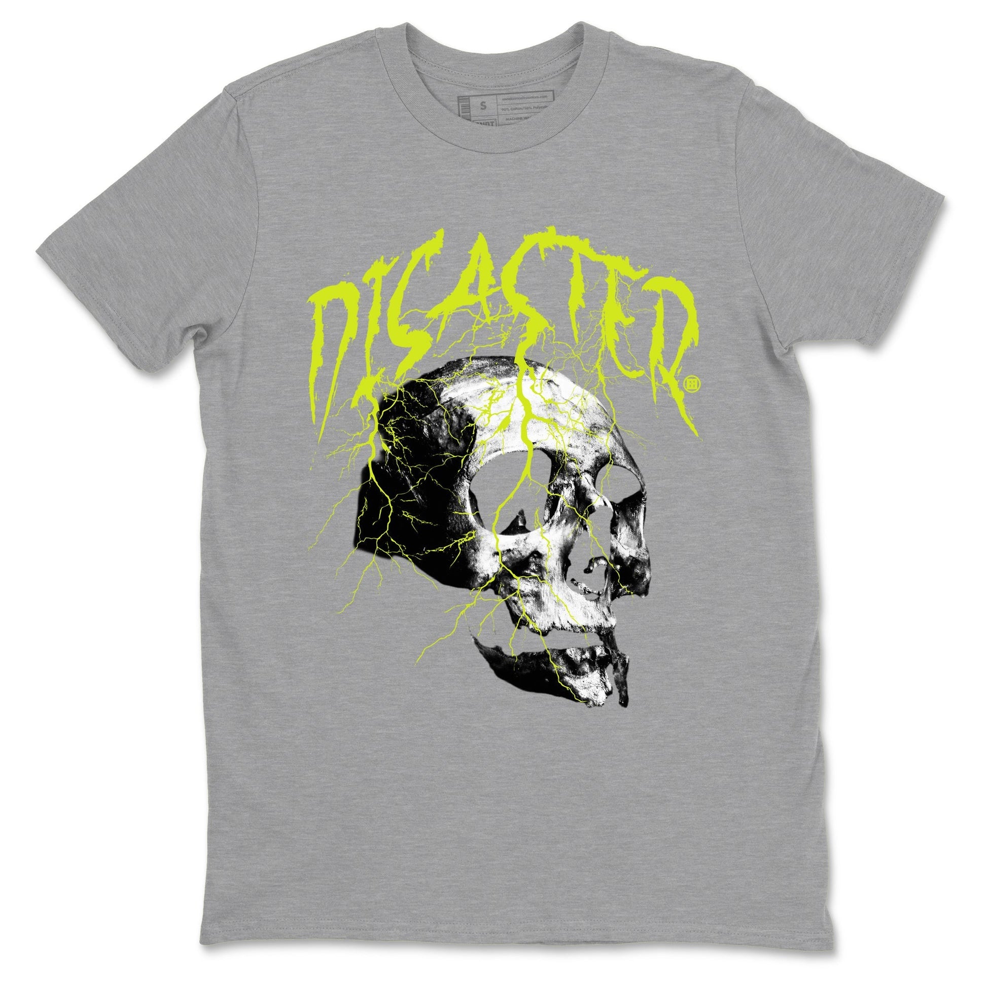 Disaster Skull Sneaker Tees - Air Foamposite One Black Volt