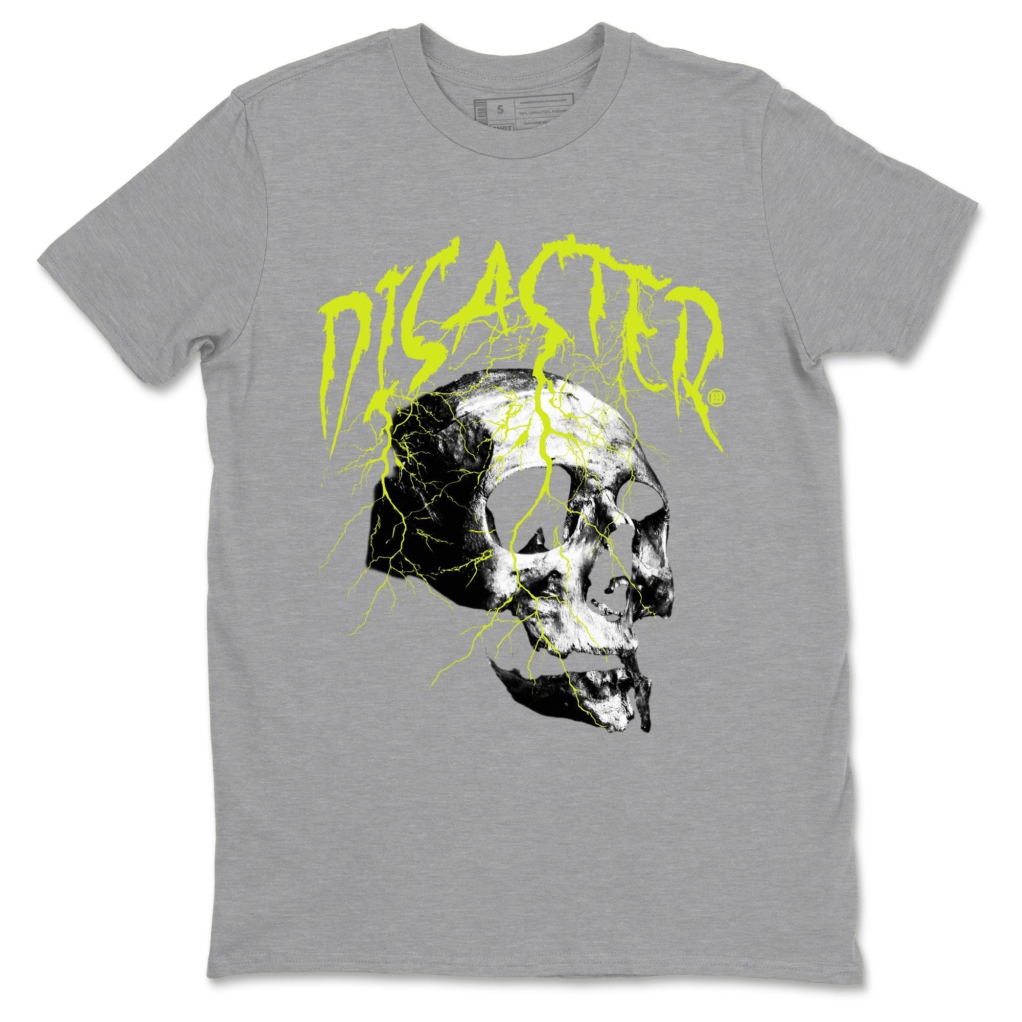 Disaster Skull Sneaker Tees - Air Foamposite One Black Volt