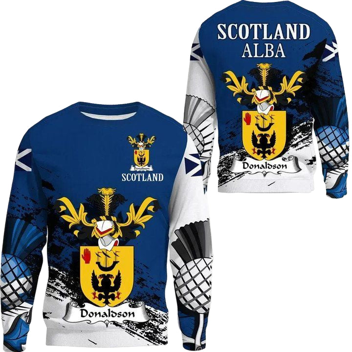 Donaldson Kinnairdie Scottish Family Crest Scotland Special Sweater A7 ? Usalast