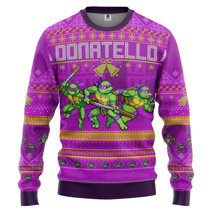 Donatello Teenage Mutant Ninja Turtles Christmas Sweater ? Usalast