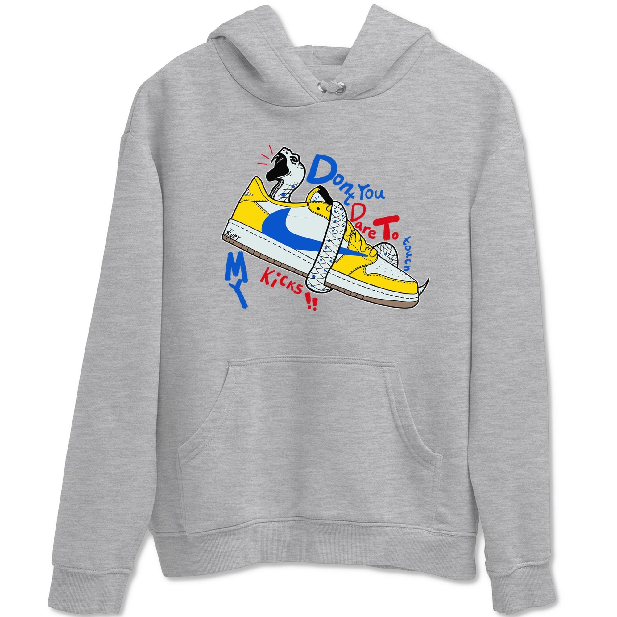 Don't Touch My Kicks Sneaker Tees - Air Jordan 1 Travis Scott Canary