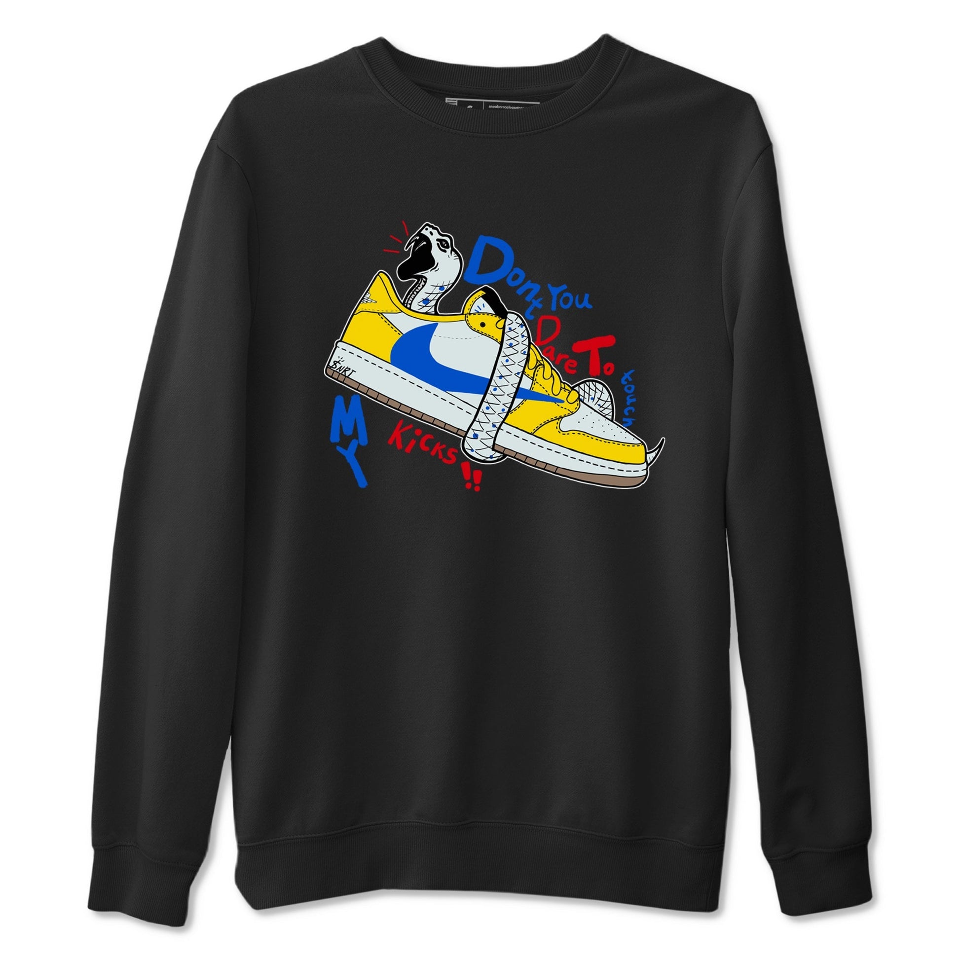 Don't Touch My Kicks Sneaker Tees - Air Jordan 1 Travis Scott Canary