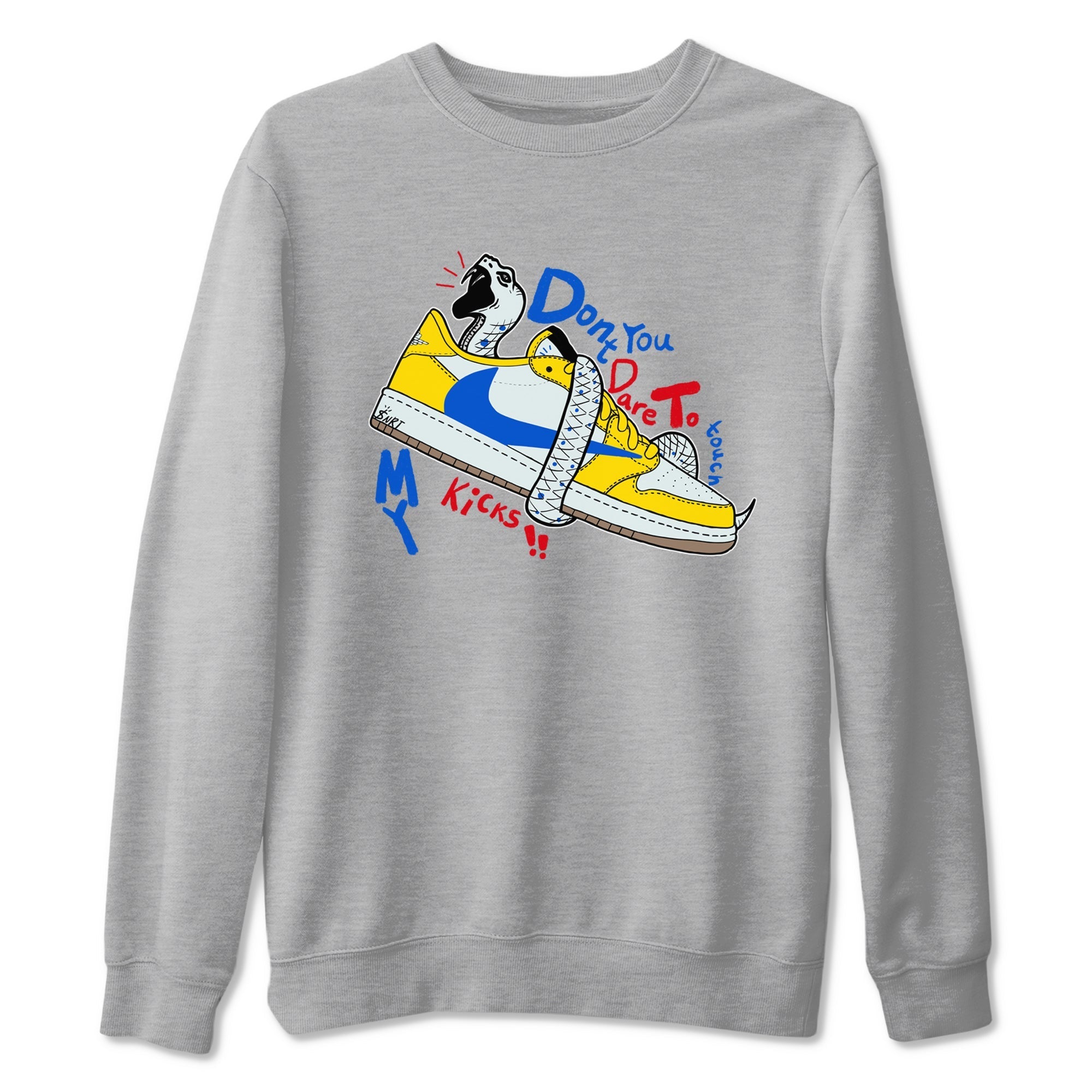 Don't Touch My Kicks Sneaker Tees - Air Jordan 1 Travis Scott Canary