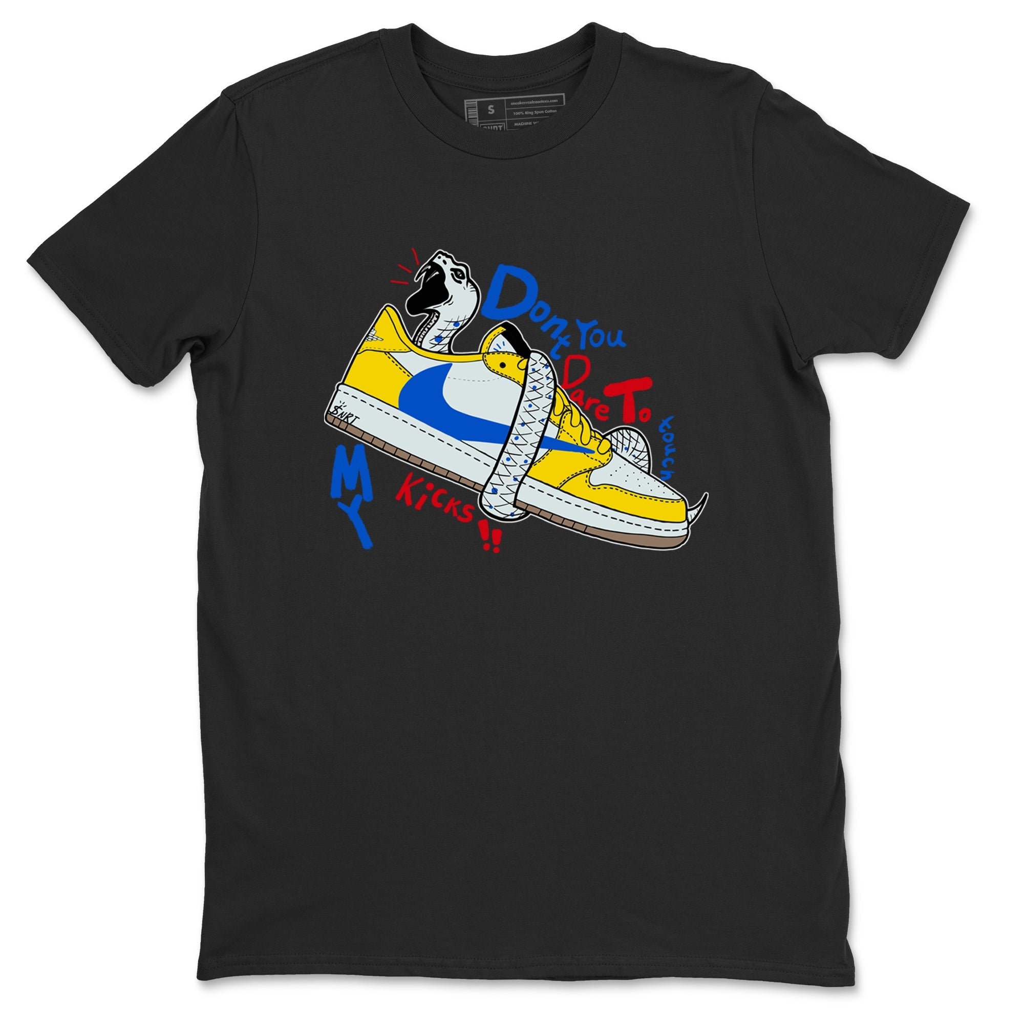 Don't Touch My Kicks Sneaker Tees - Air Jordan 1 Travis Scott Canary