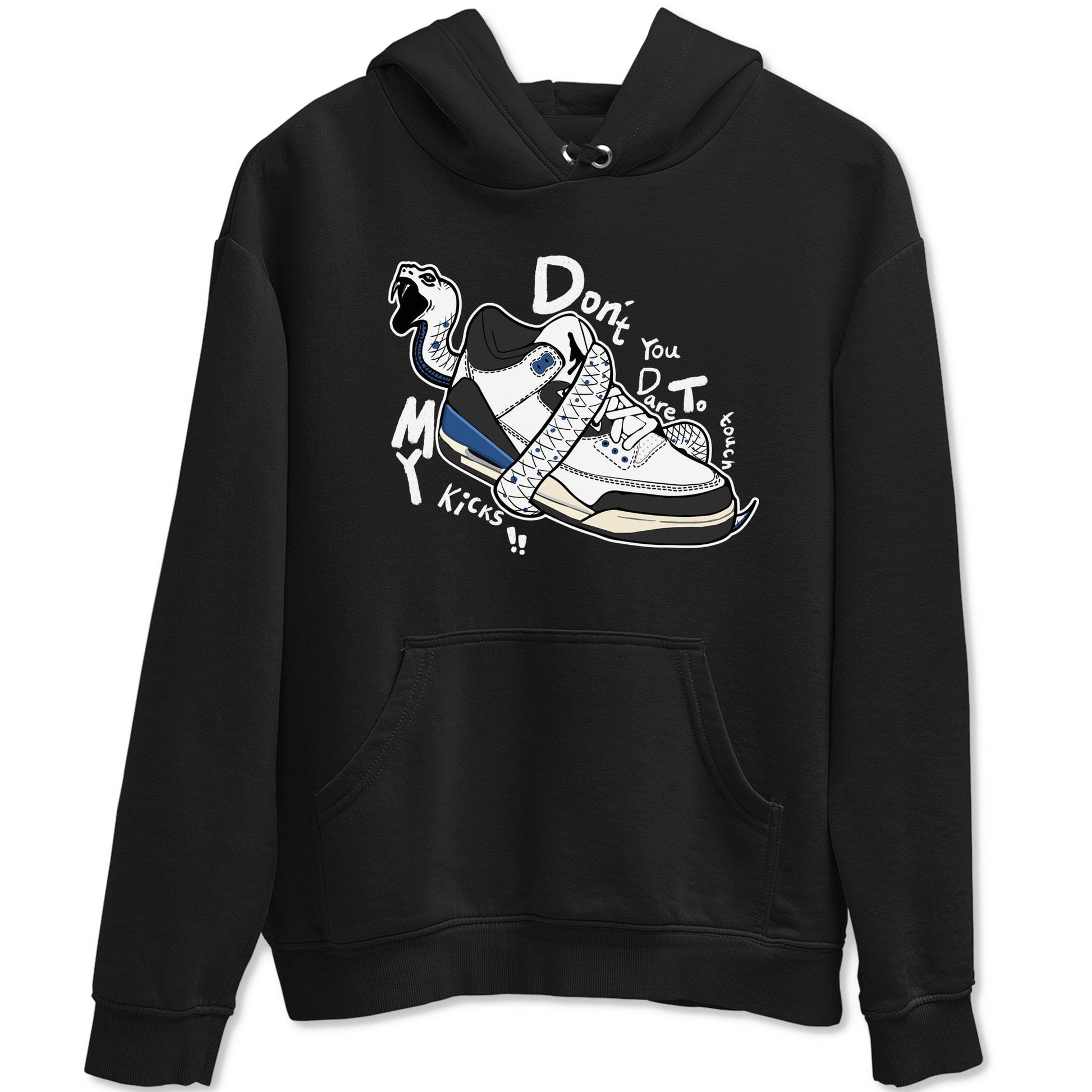 Don't Touch My Kicks Sneaker Tees - Air Jordan 3 A Ma Maniere x Diffused Blue