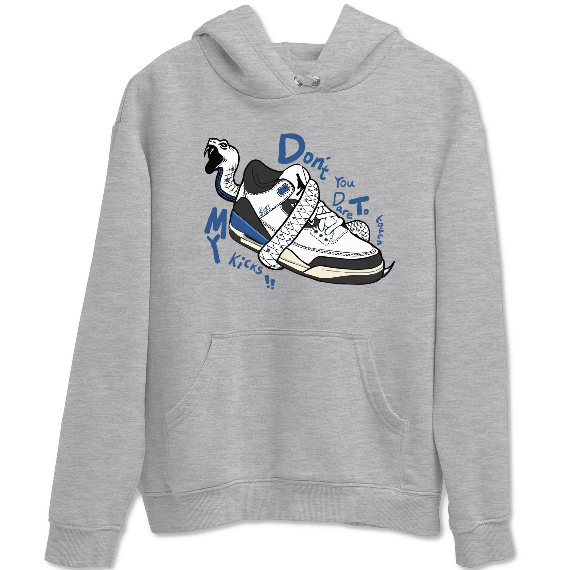 Don't Touch My Kicks Sneaker Tees - Air Jordan 3 A Ma Maniere x Diffused Blue