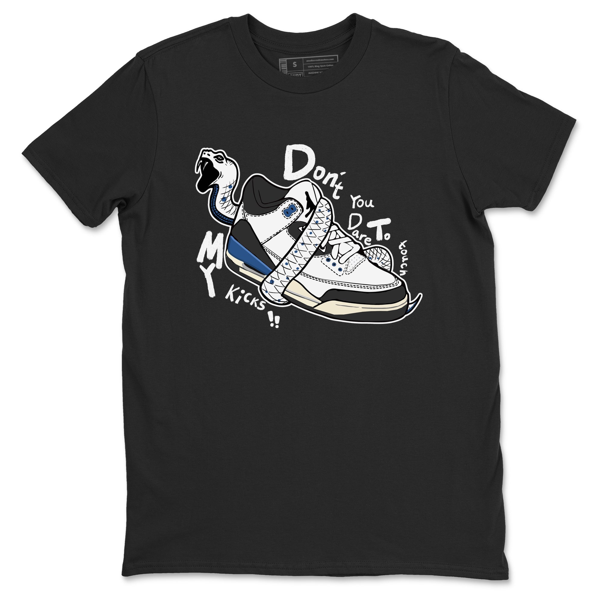 Don't Touch My Kicks Sneaker Tees - Air Jordan 3 A Ma Maniere x Diffused Blue