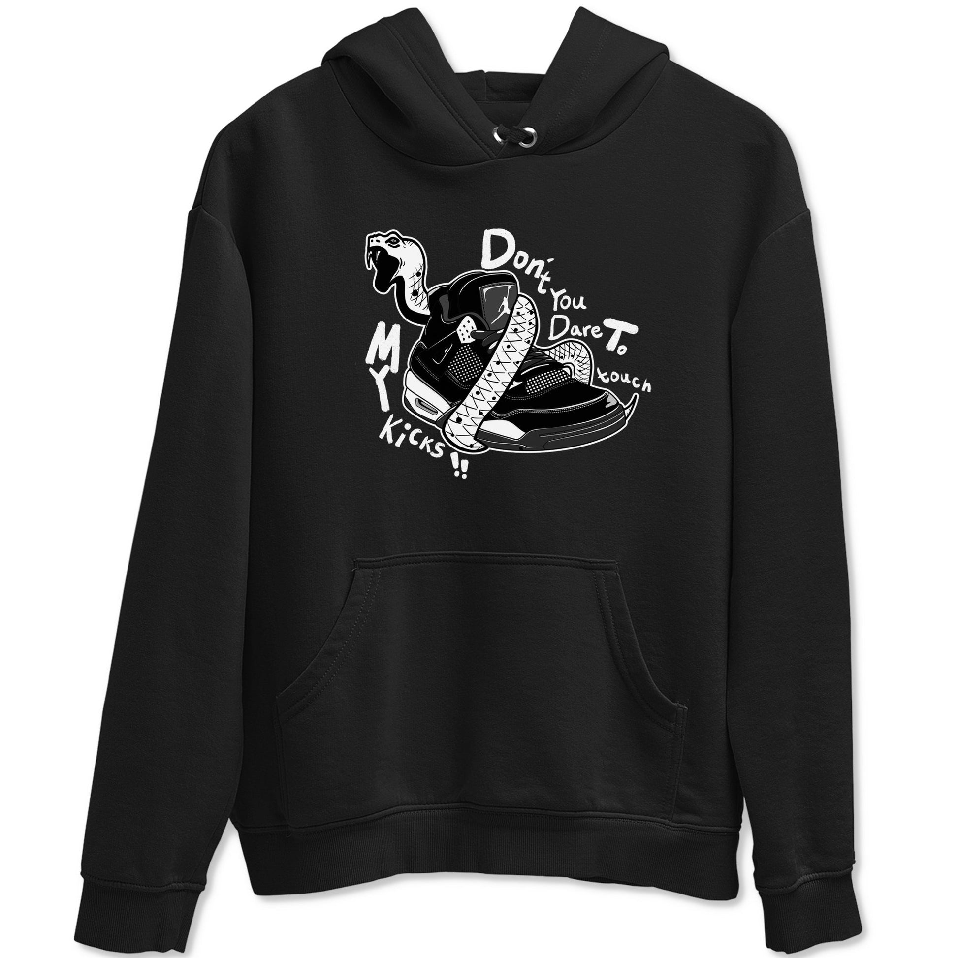 Don't Touch My Kicks Sneaker Tees - Air Jordan 4 White Thunder