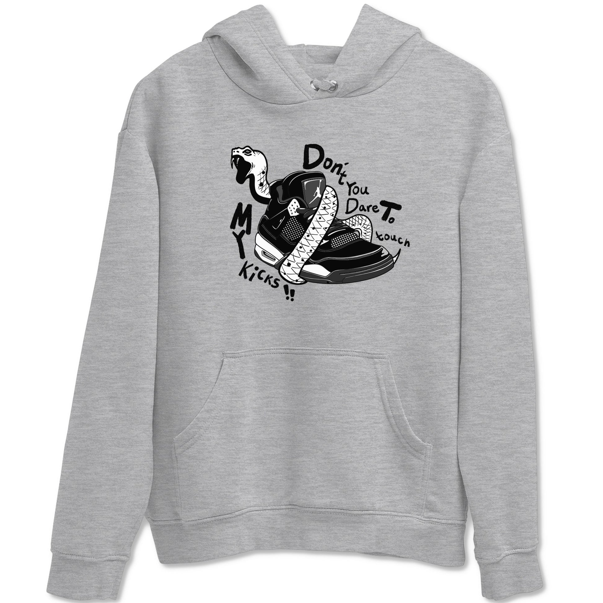 Don't Touch My Kicks Sneaker Tees - Air Jordan 4 White Thunder
