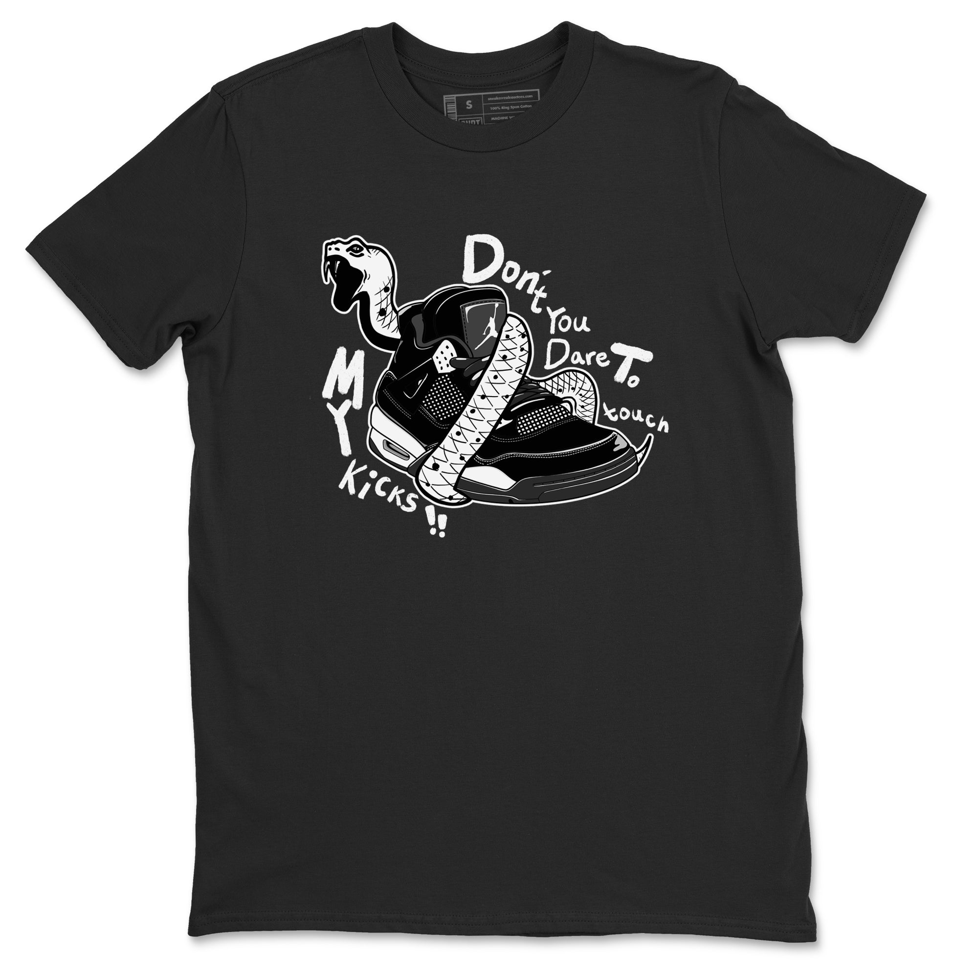 Don't Touch My Kicks Sneaker Tees - Air Jordan 4 White Thunder