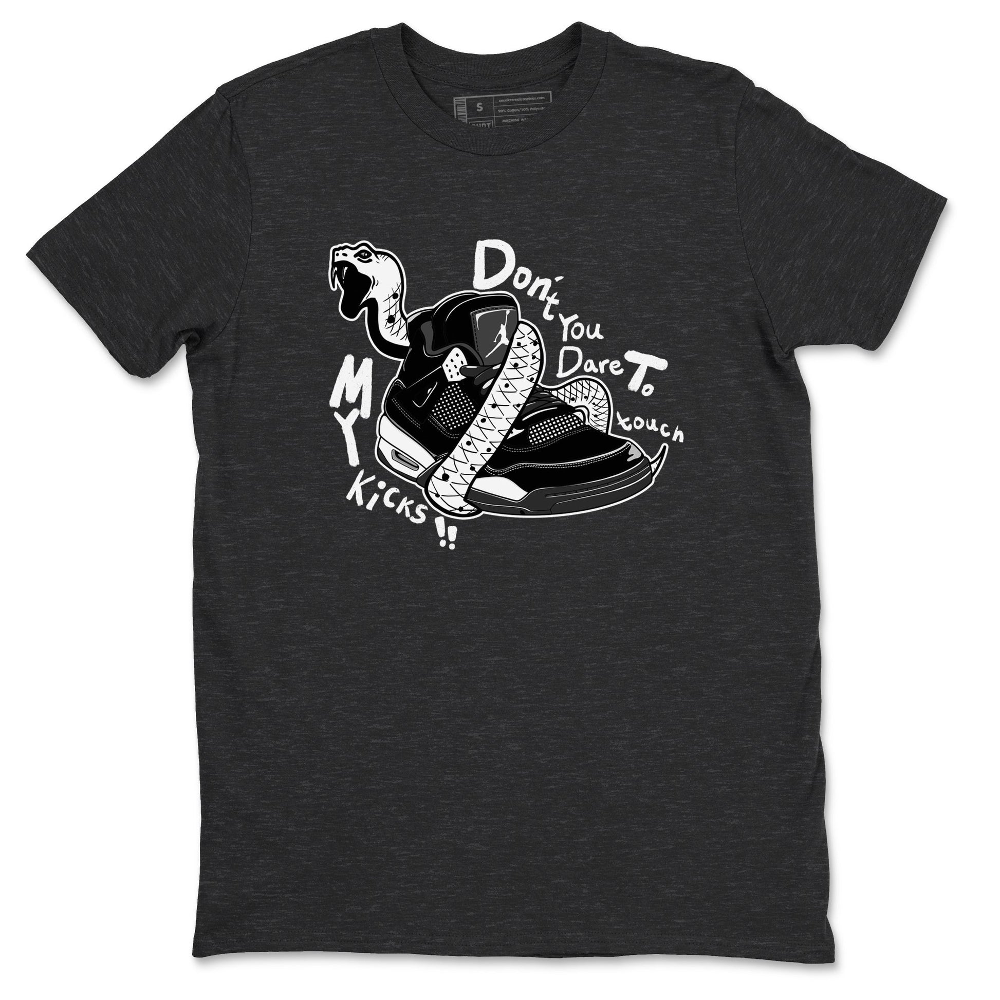 Don't Touch My Kicks Sneaker Tees - Air Jordan 4 White Thunder