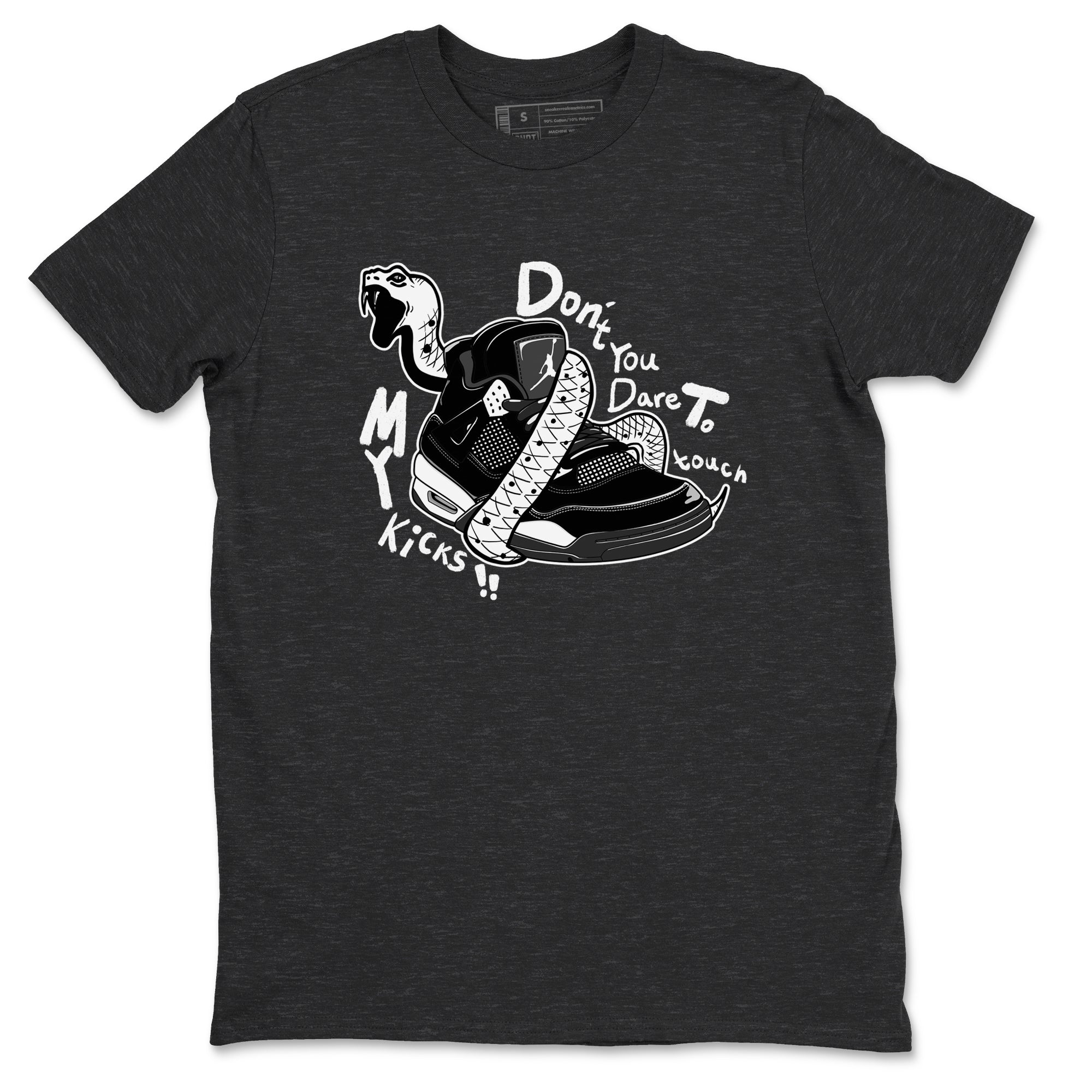 Don't Touch My Kicks Sneaker Tees - Air Jordan 4 White Thunder