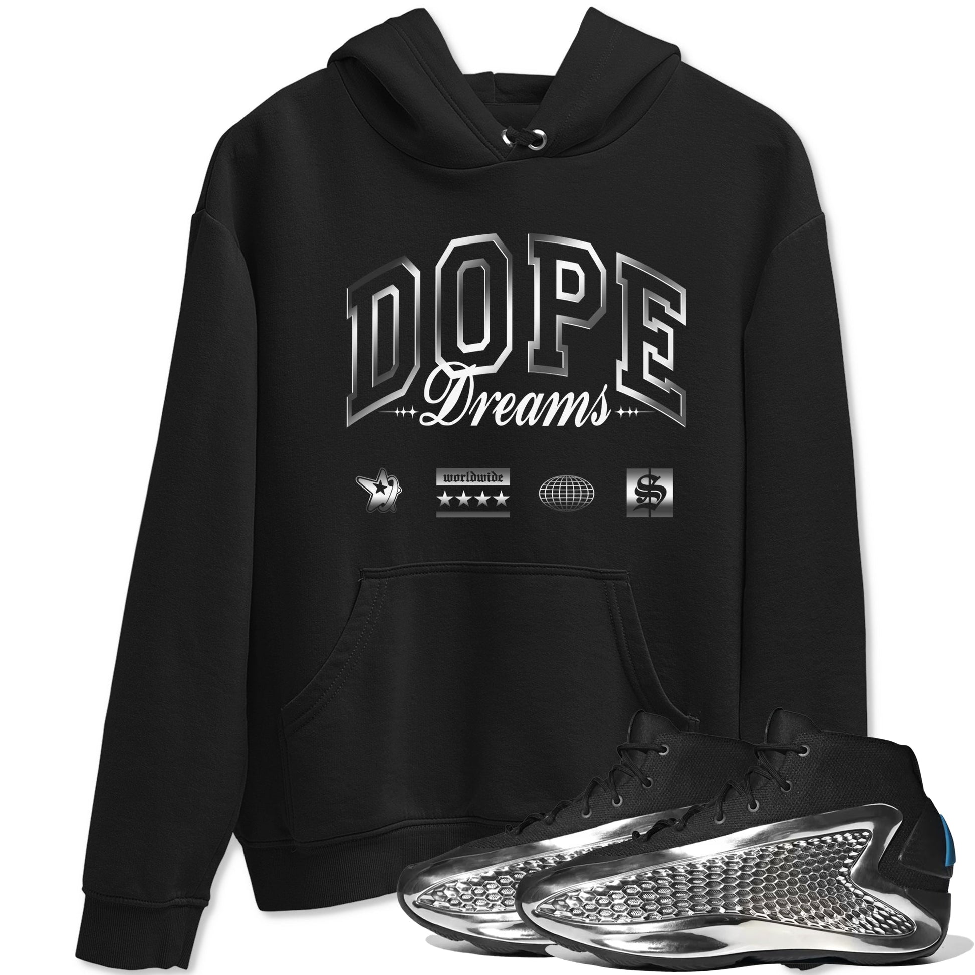 Dope Dreams Sneaker Tees - AE 1 Silver Metallic