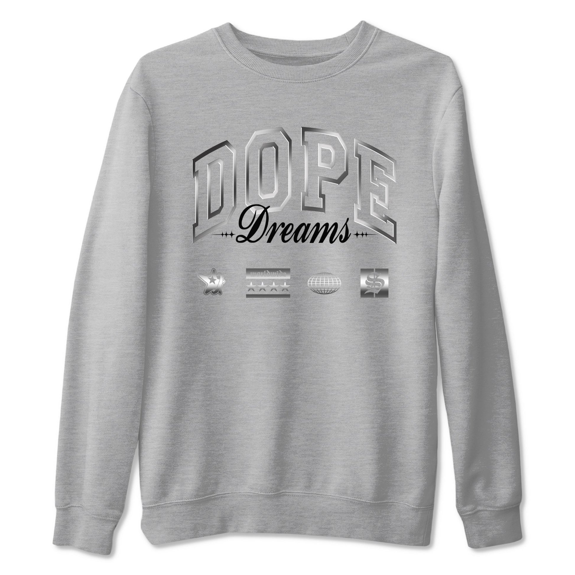 Dope Dreams Sneaker Tees - AE 1 Silver Metallic