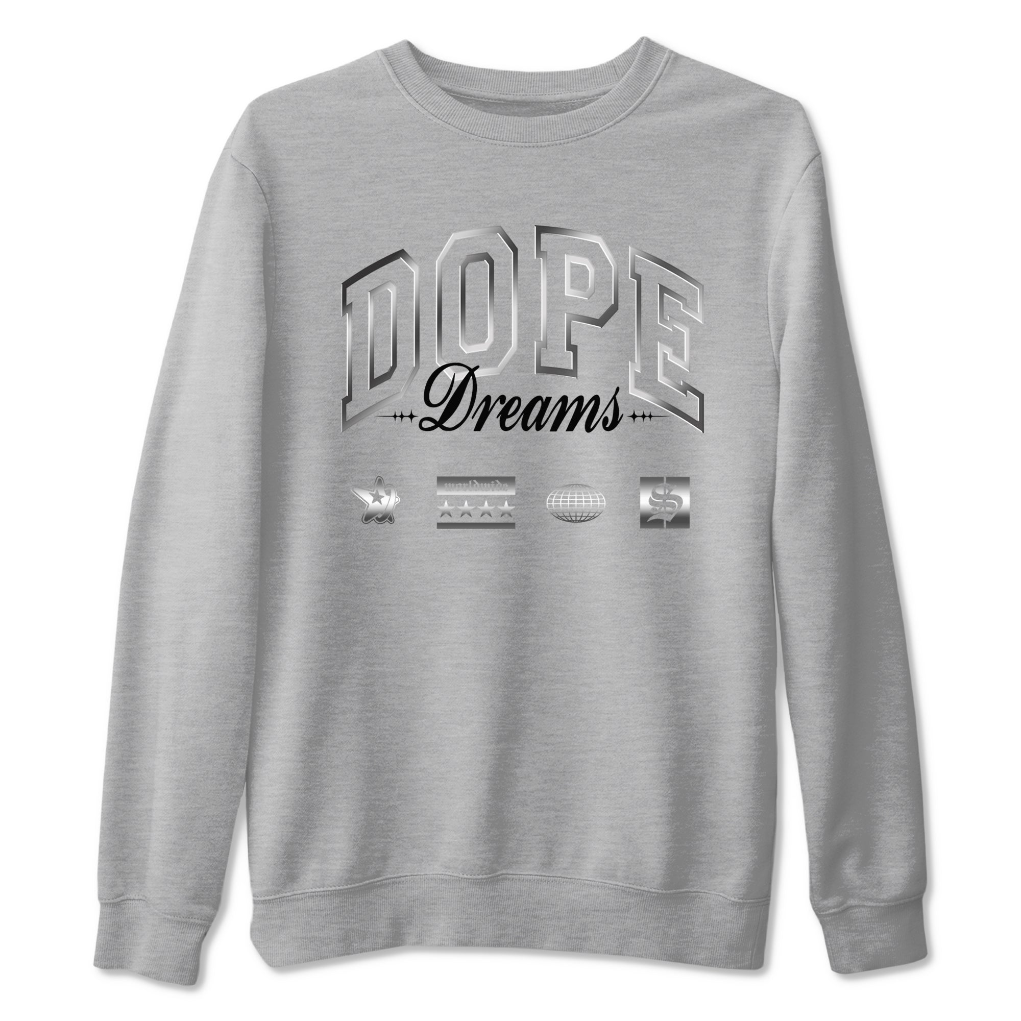 Dope Dreams Sneaker Tees - AE 1 Silver Metallic