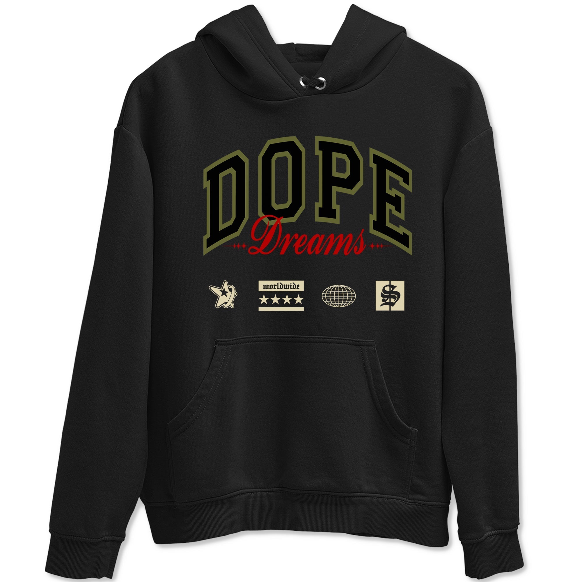 Dope Dreams Sneaker Tees - Air Jordan 1 Travis Scott Medium Olive
