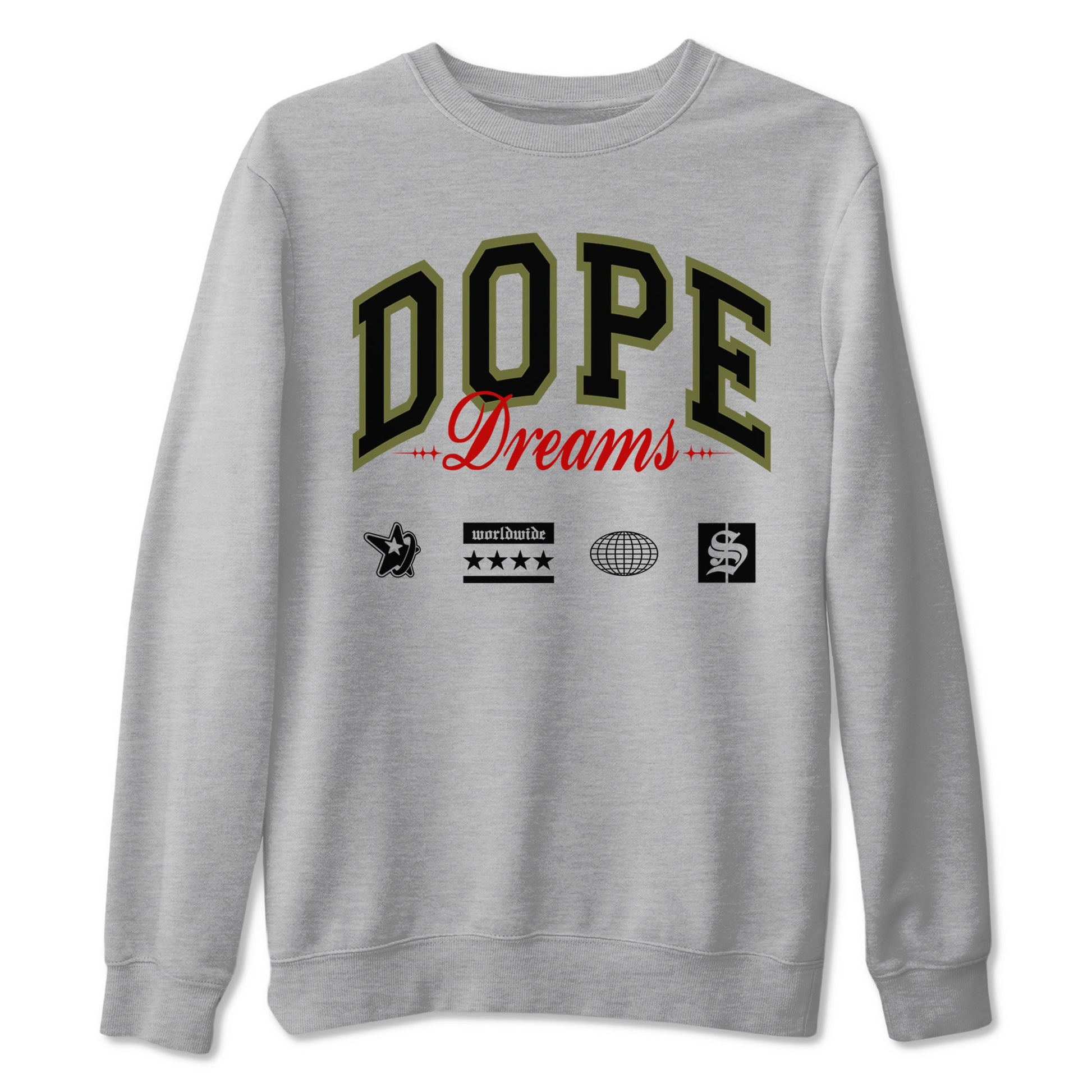 Dope Dreams Sneaker Tees - Air Jordan 1 Travis Scott Medium Olive