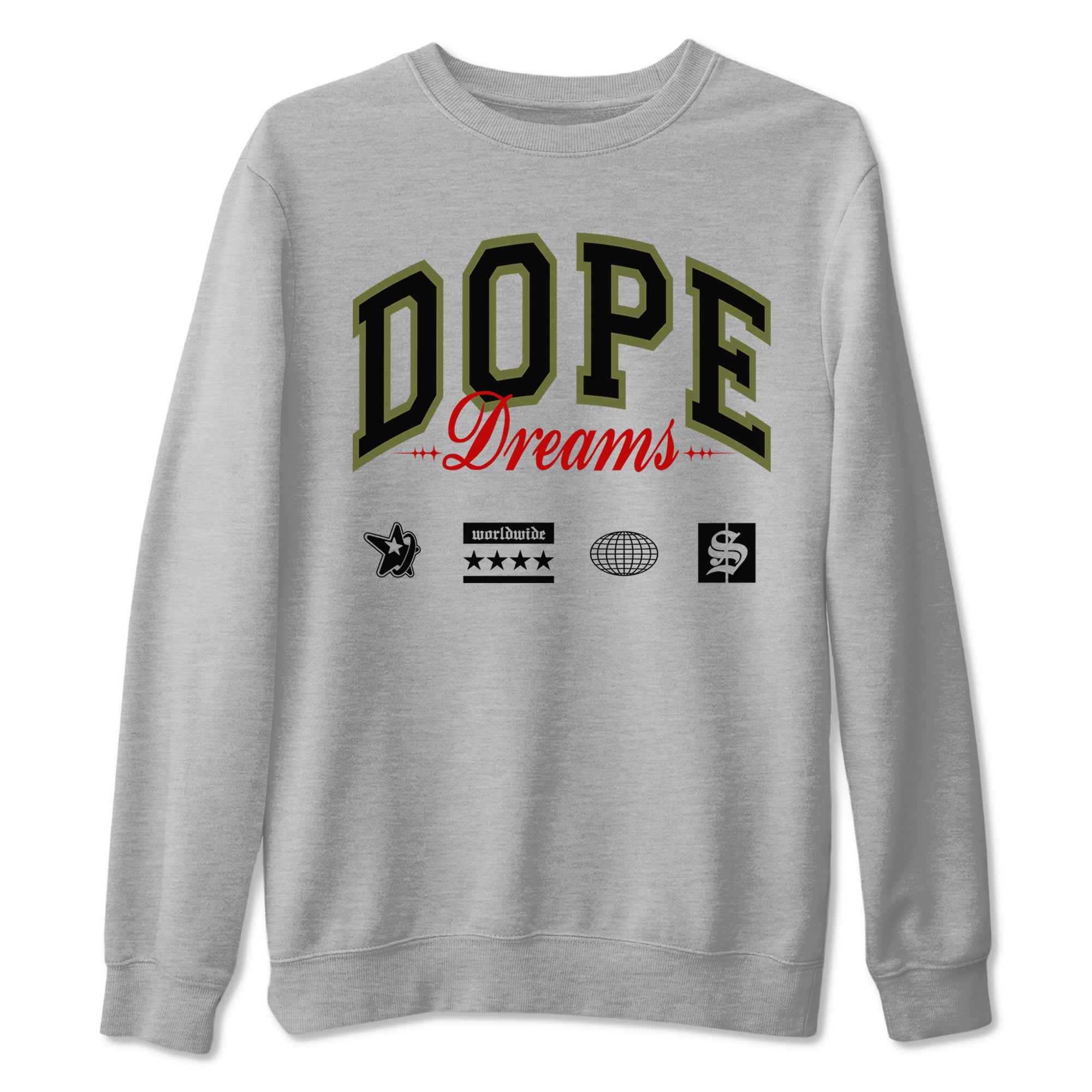 Dope Dreams Sneaker Tees - Air Jordan 1 Travis Scott Medium Olive