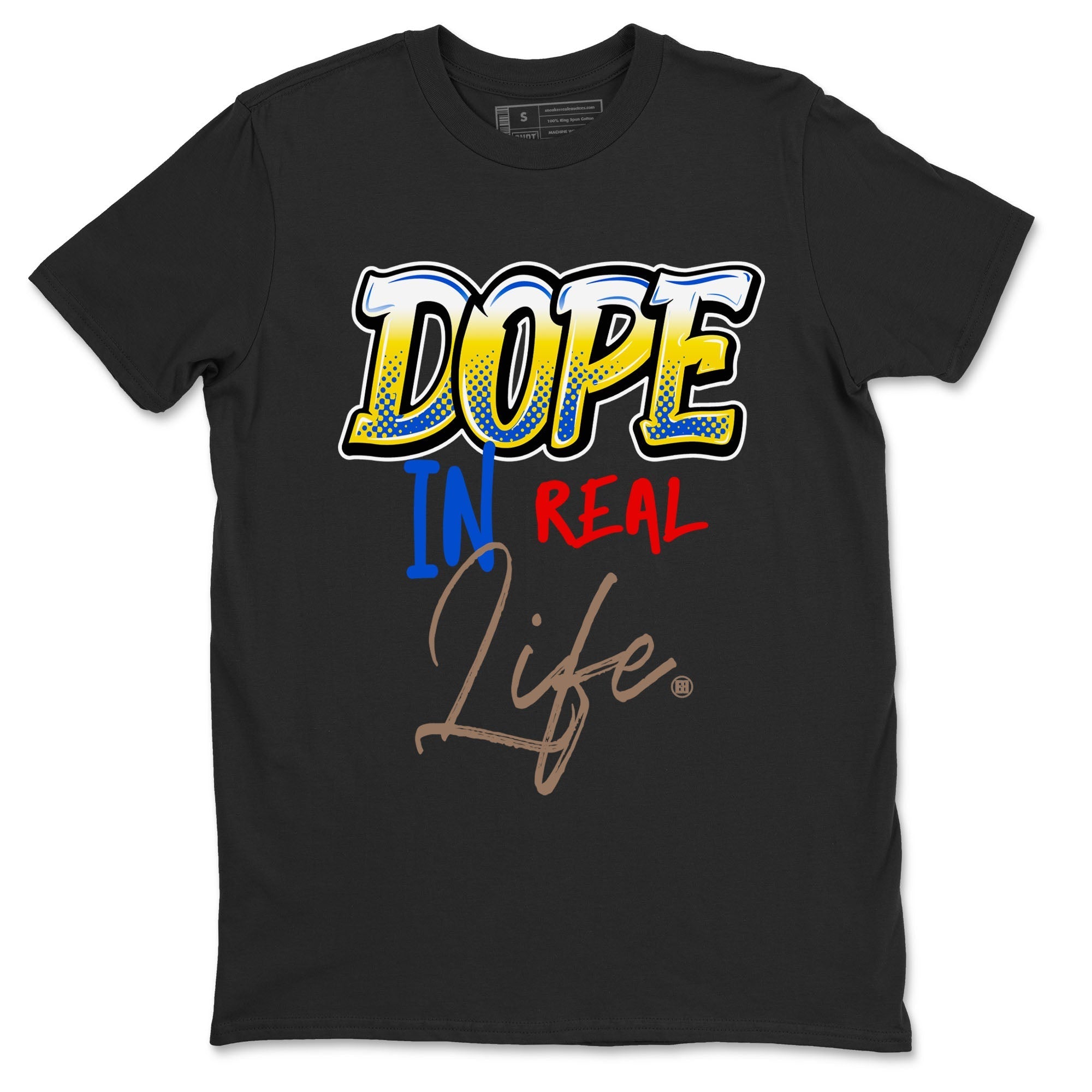 Dope In Real Life Sneaker Tees - Air Jordan 1 Travis Scott Canary
