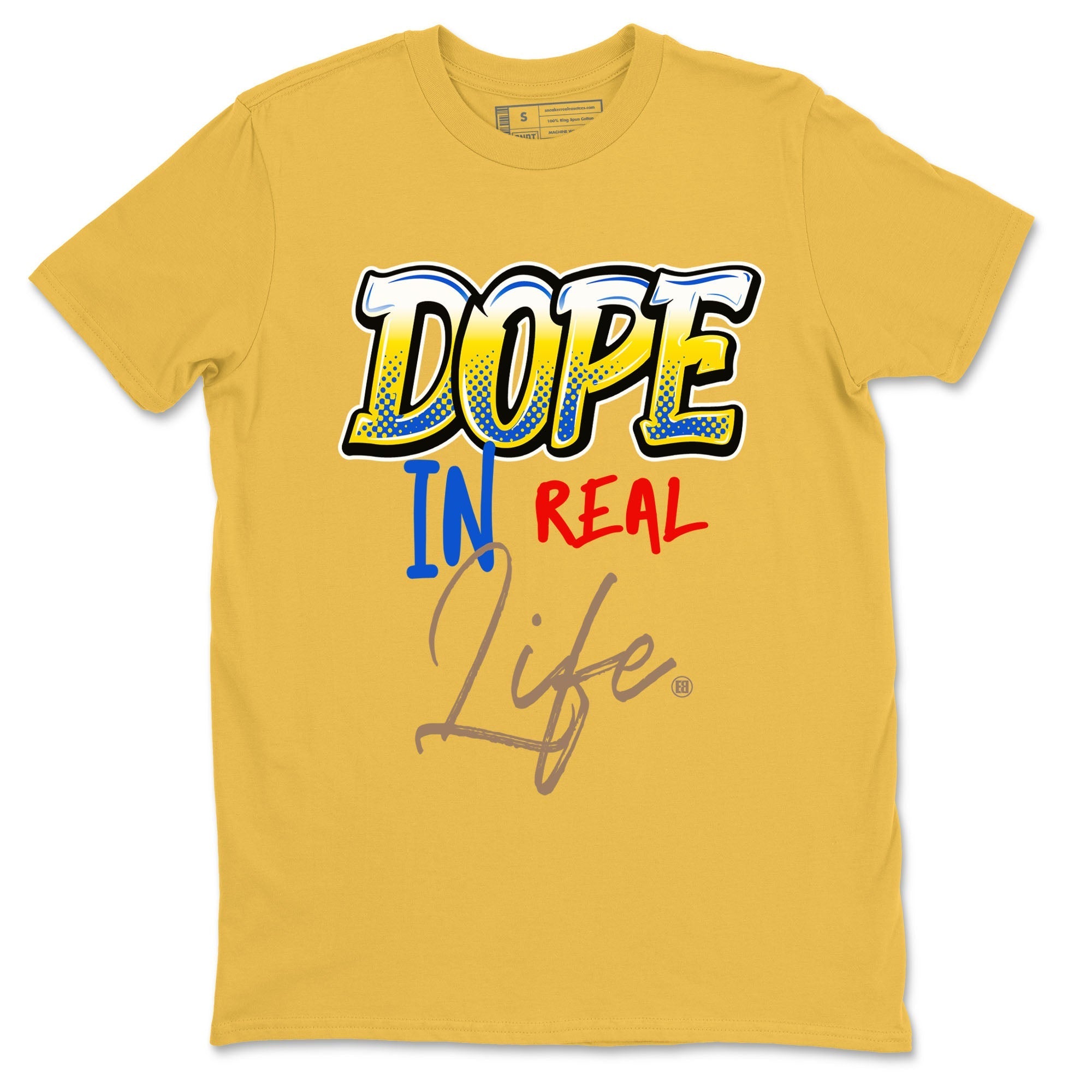 Dope In Real Life Sneaker Tees - Air Jordan 1 Travis Scott Canary