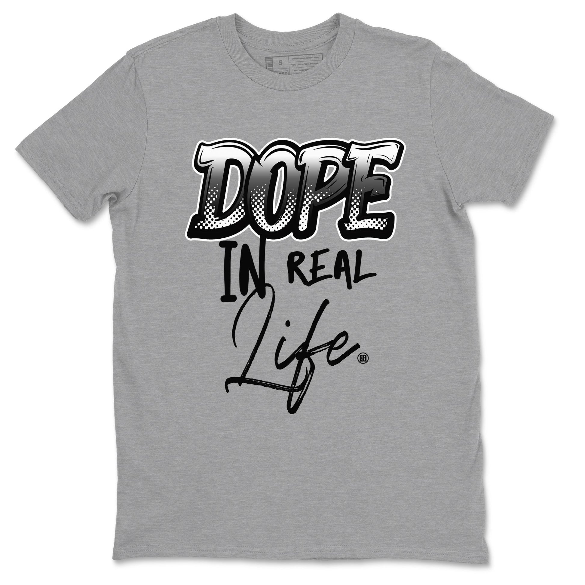 Dope In Real Life Sneaker Tees - Air Jordan 4 White Thunder