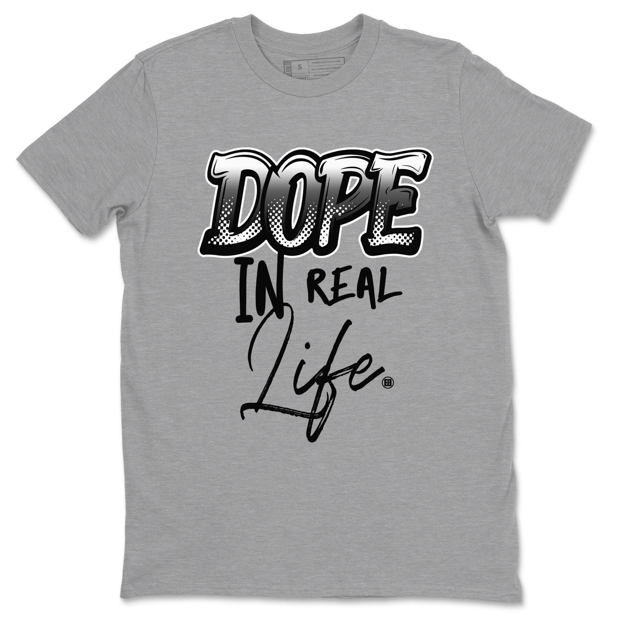 Dope In Real Life Sneaker Tees - Air Jordan 4 White Thunder