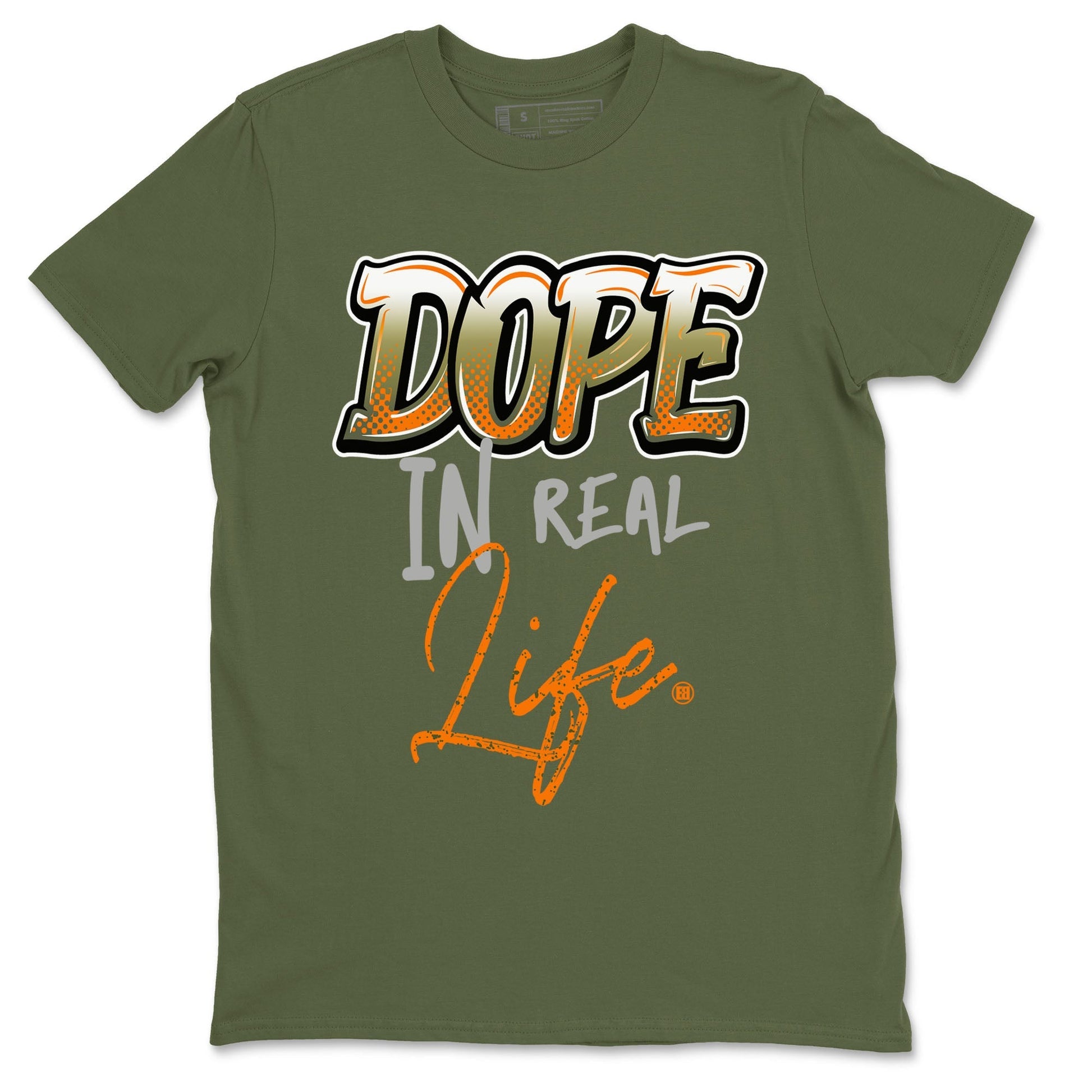 Dope In Real Life Sneaker Tees - Air Jordan 5 Olive