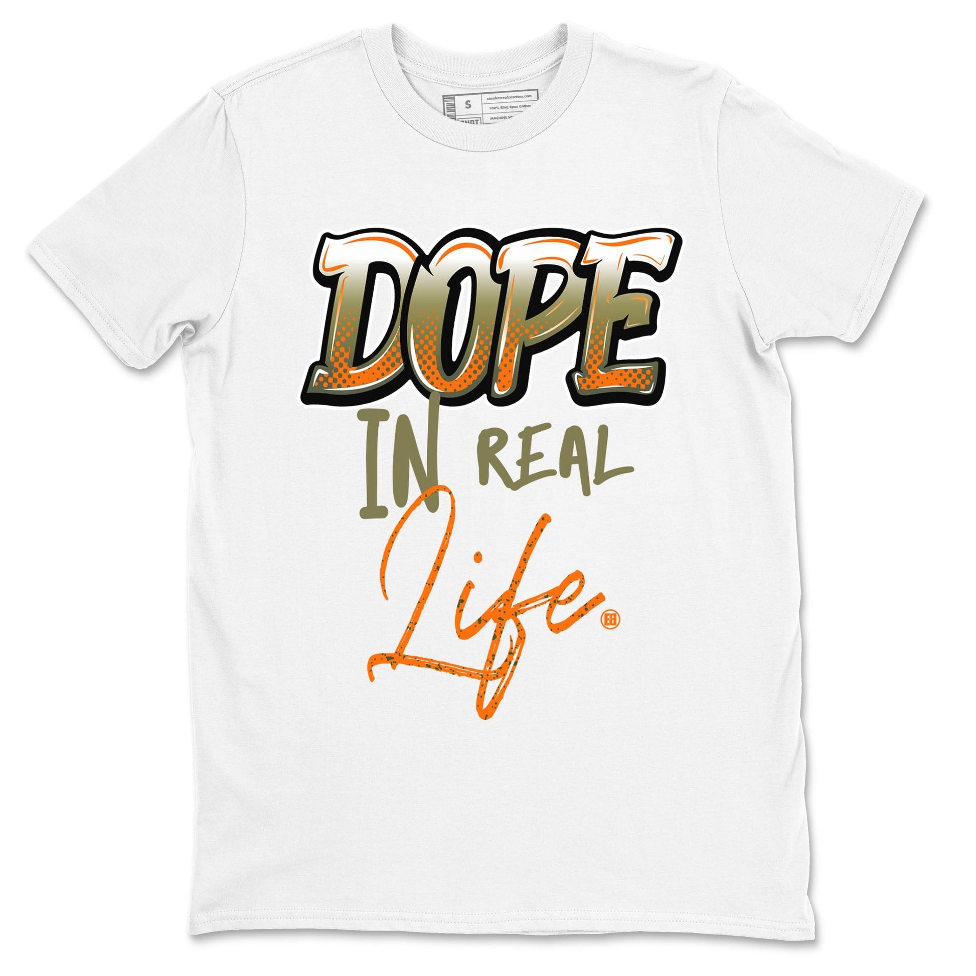 Dope In Real Life Sneaker Tees - Air Jordan 5 Olive
