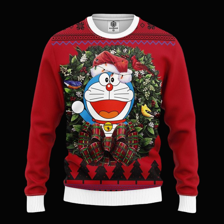 Doraemon Noel Mc Ugly Christmas Sweater Thanksgiving Gift ? Usalast