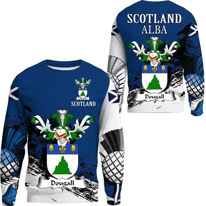 Dougall Scottish Family Crest Scotland Special Sweater A7 ? Usalast