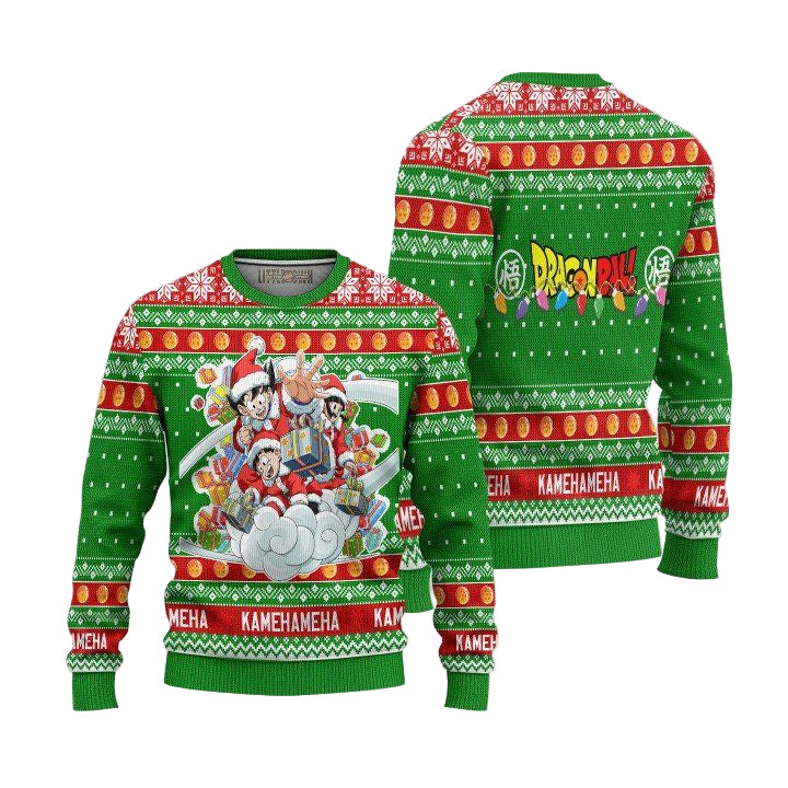 Dragon Ball Anime Unisex Wool Sweater Christmas Gift ? Usalast