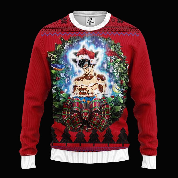 Dragon Ball Son Goku Ultra Instinct Noel Mc Ugly Christmas Sweater Thanksgiving Gift ? Usalast