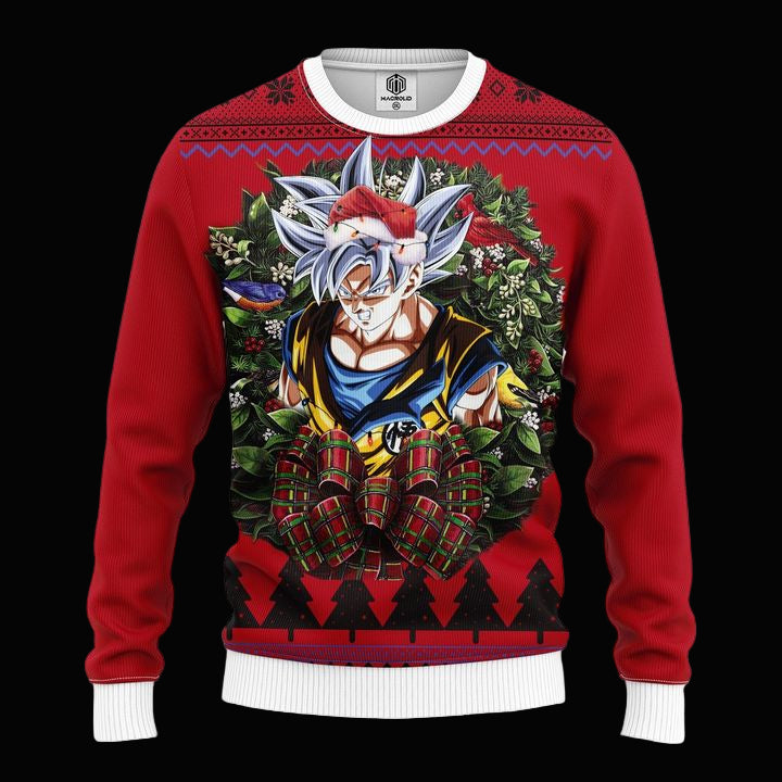 Dragon Ball Super Movie Goku Ultra Instinct Noel Ugly Christmas Sweater ? Usalast