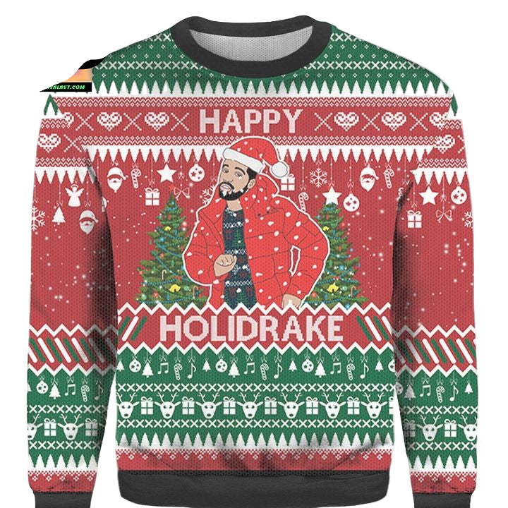 Drake Rapper Happy Holidrake Ugly Christmas Sweater ? Usalast