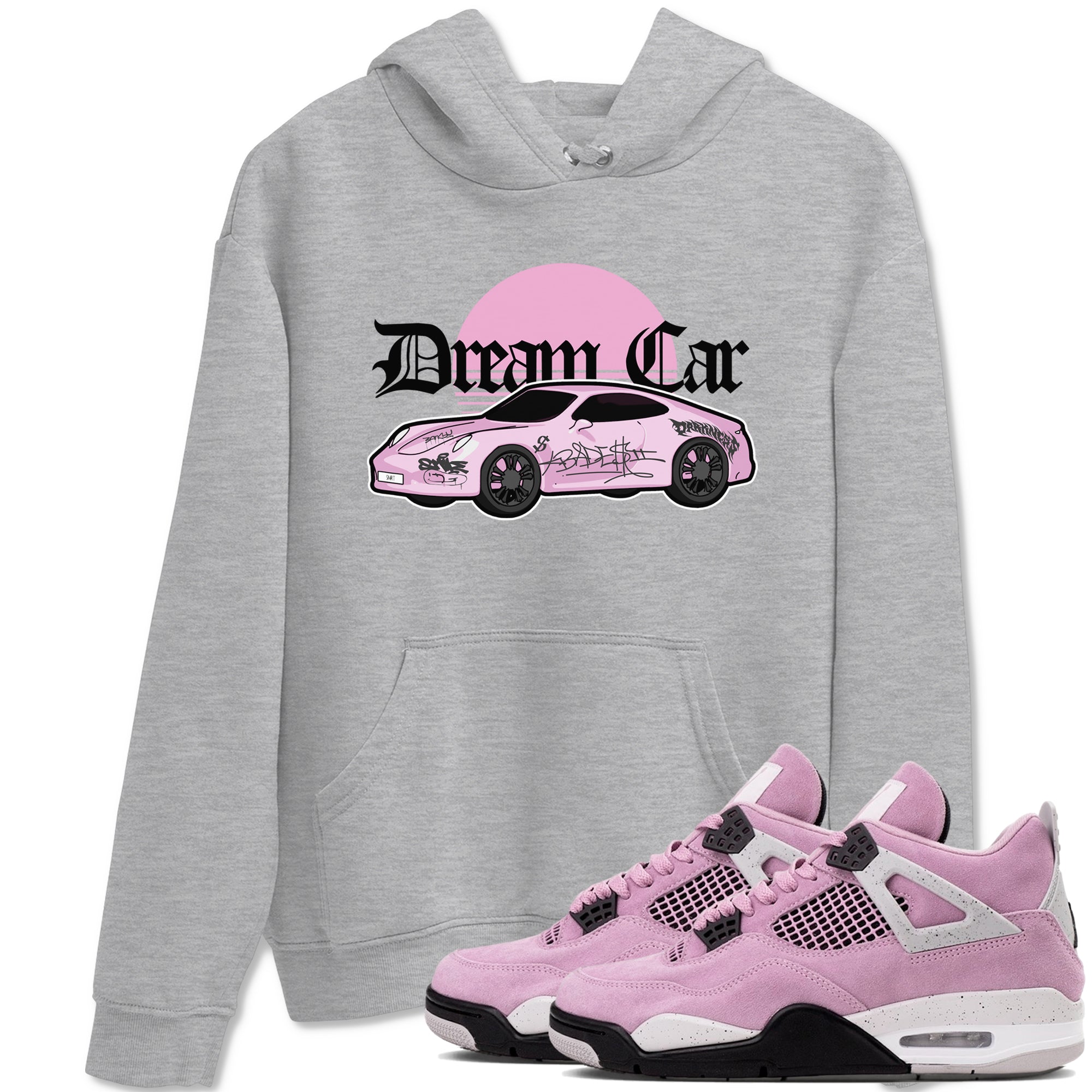 Dream Car Sneaker Tees - Air Jordan 4 Orchid
