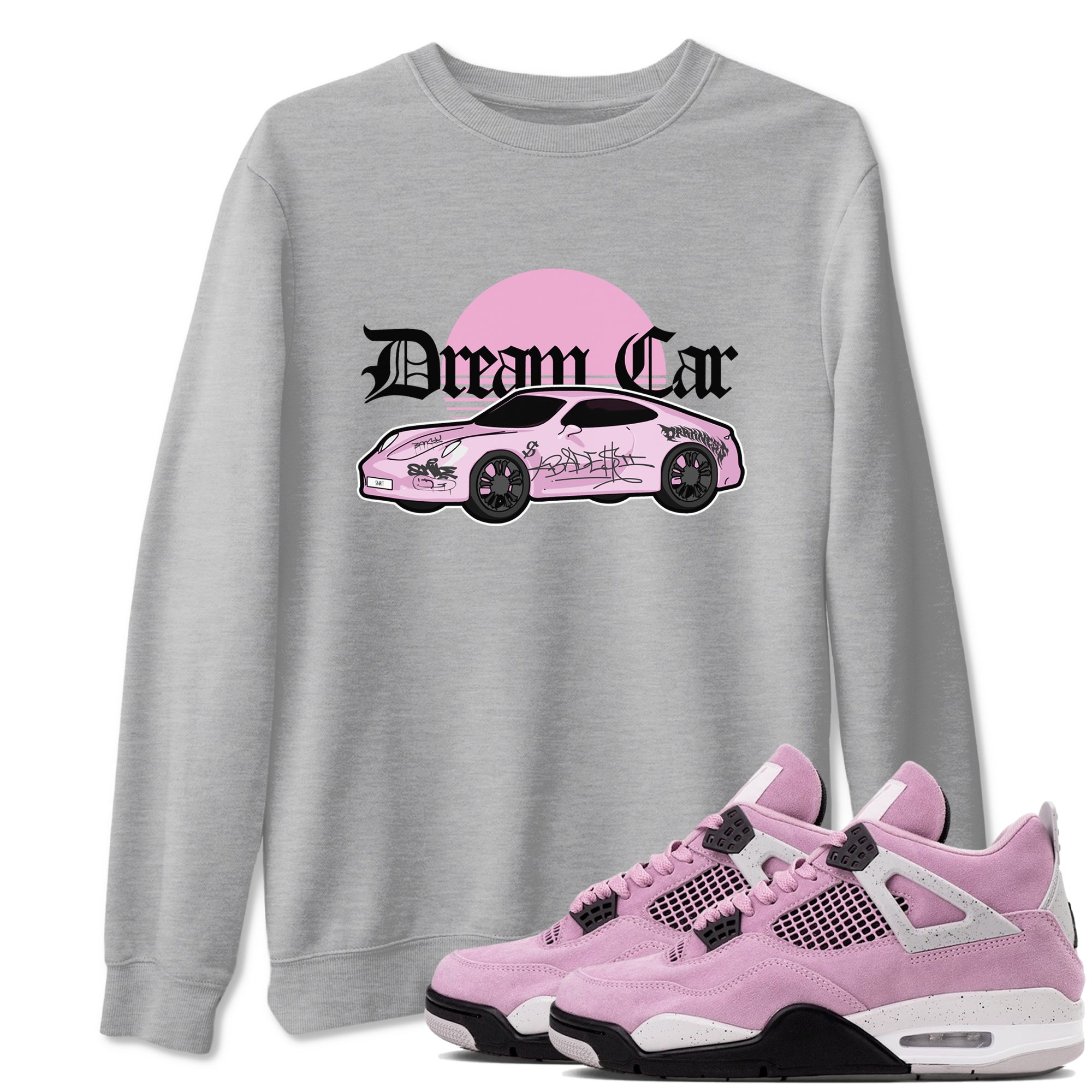 Dream Car Sneaker Tees - Air Jordan 4 Orchid