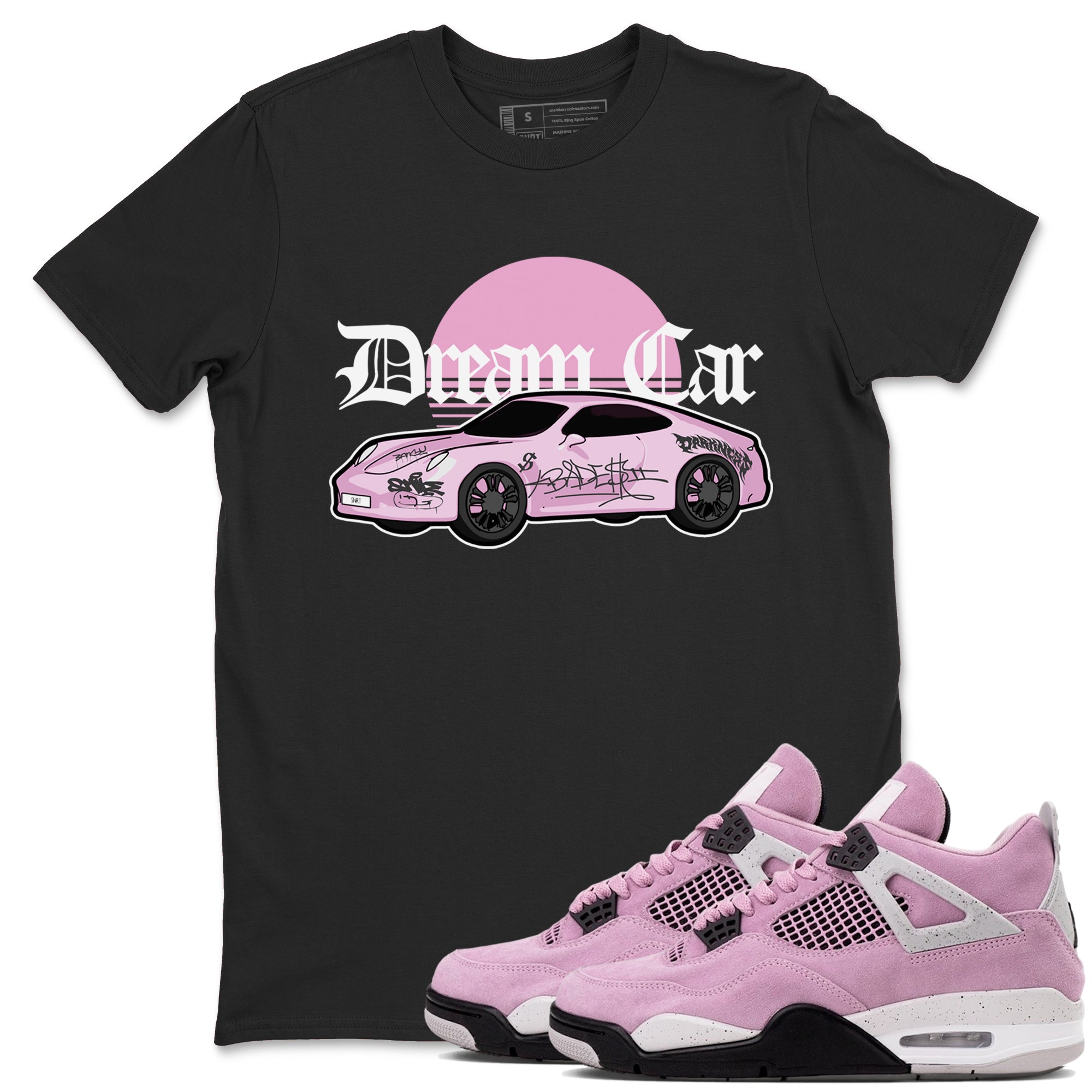 Dream Car Sneaker Tees - Air Jordan 4 Orchid