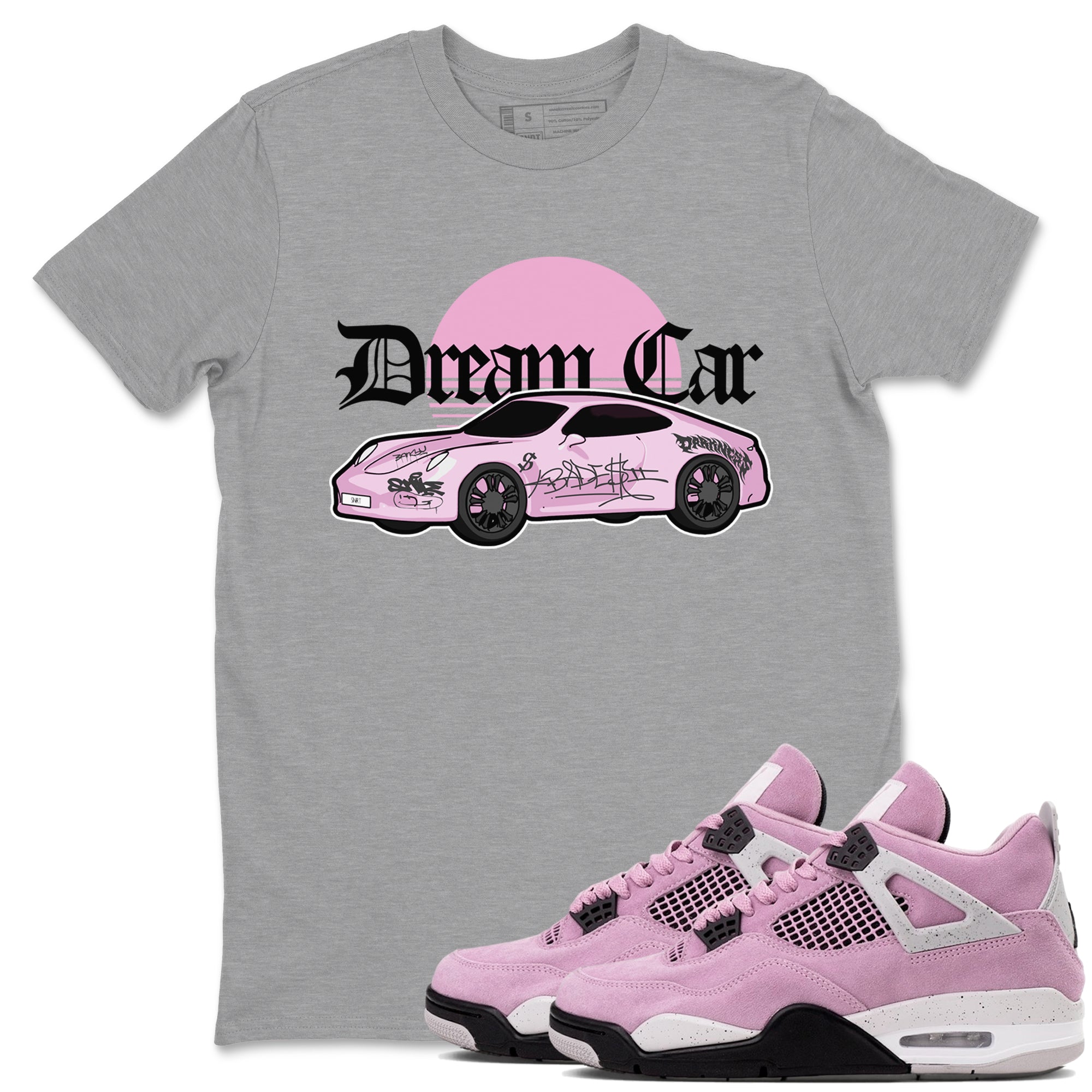 Dream Car Sneaker Tees - Air Jordan 4 Orchid