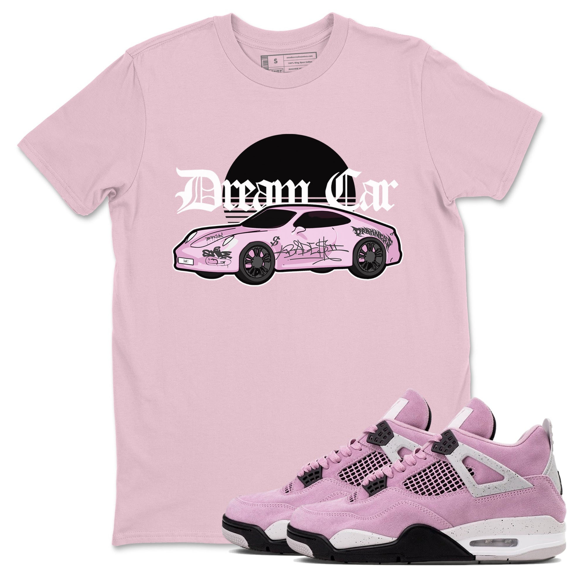 Dream Car Sneaker Tees - Air Jordan 4 Orchid