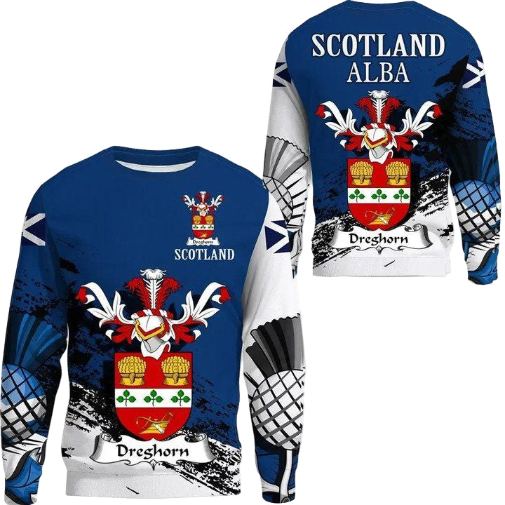 Dreghorn Scottish Family Crest Scotland Special Sweater A7 ? Usalast