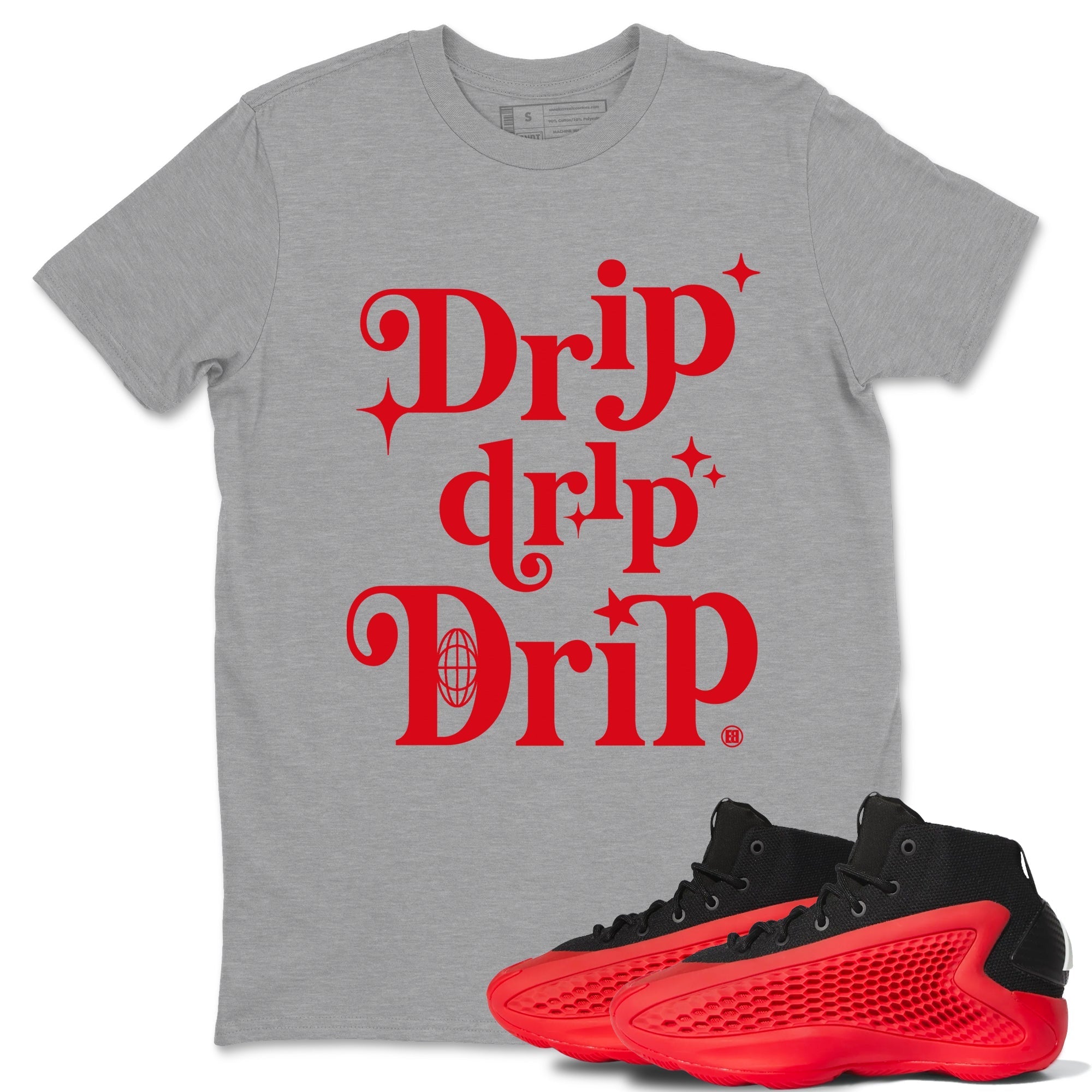 Drip Drip Drip Sneaker Tees - AE 1 Bred