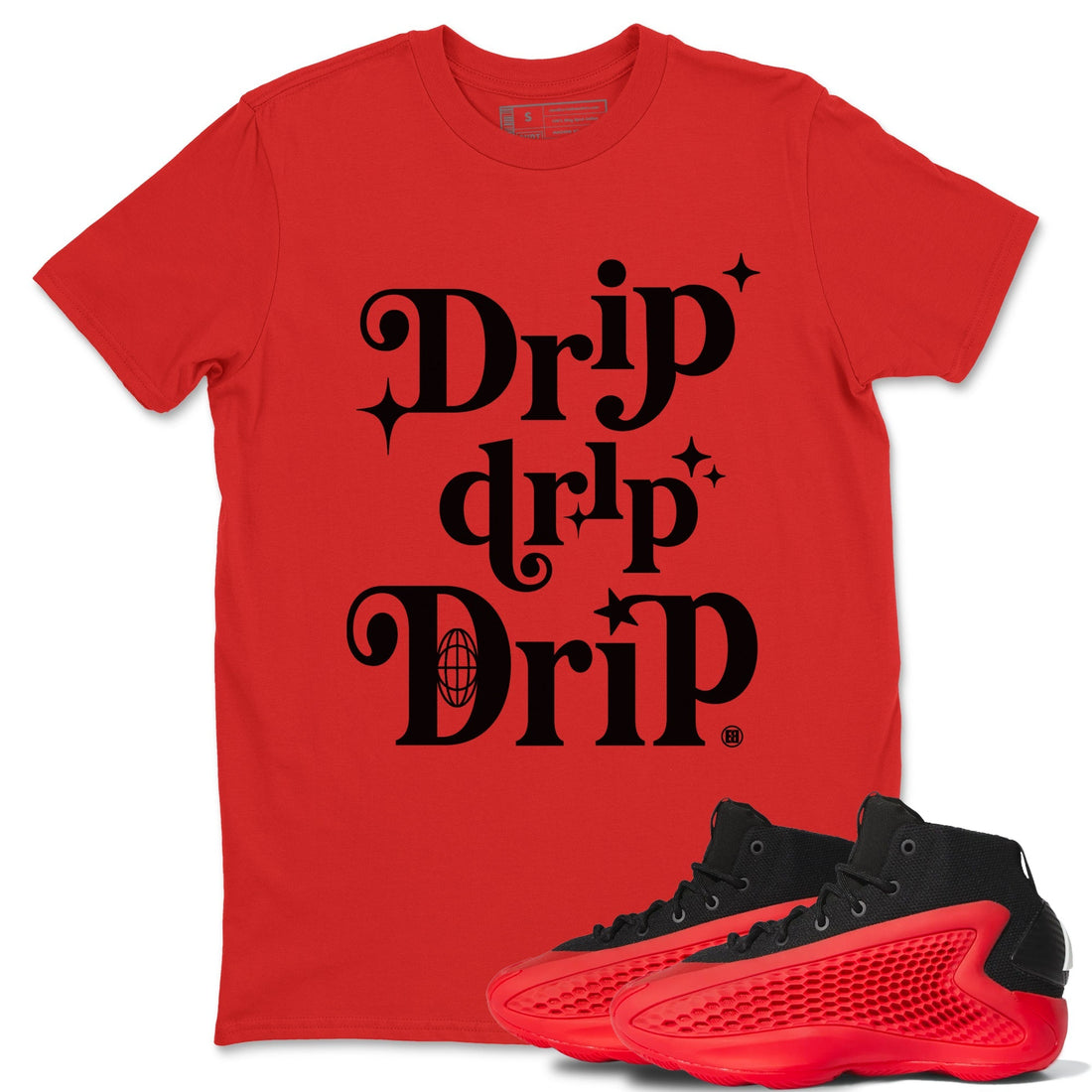 Drip Drip Drip Sneaker Tees - AE 1 Bred