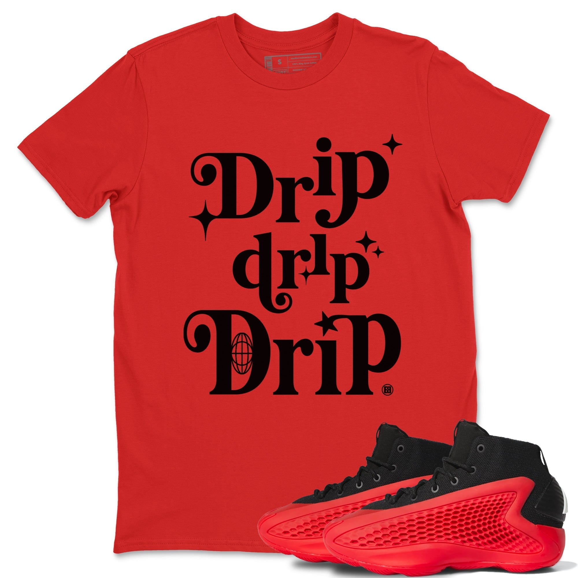 Drip Drip Drip Sneaker Tees - AE 1 Bred