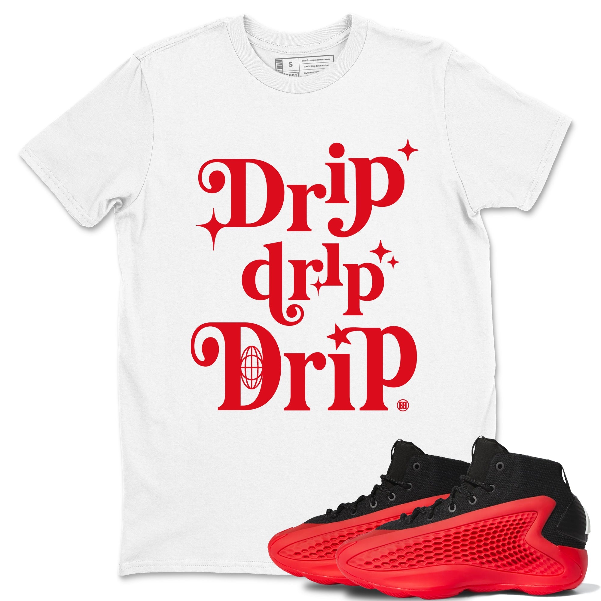 Drip Drip Drip Sneaker Tees - AE 1 Bred