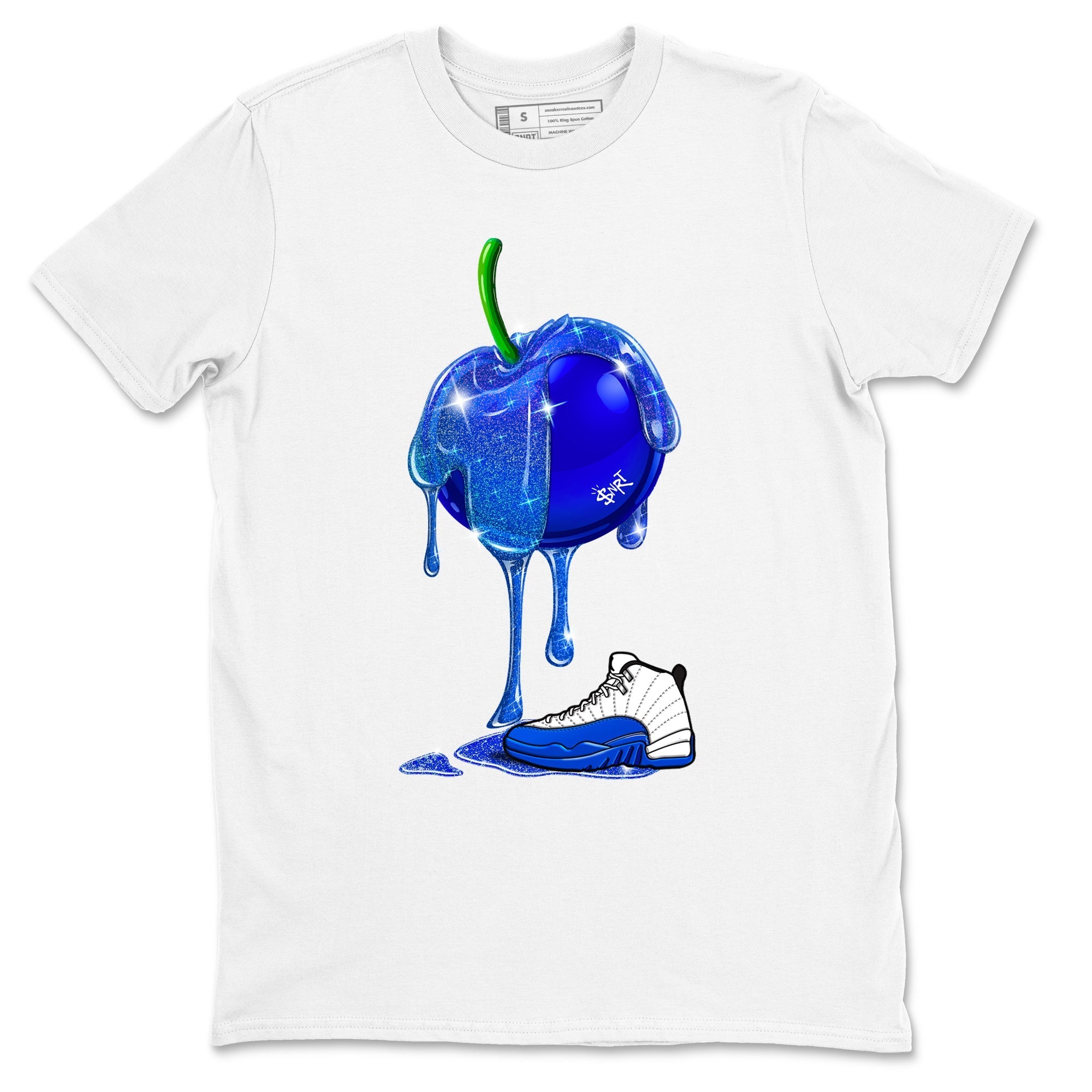 Dripping Blueberry Sneaker Tees - Air Jordan 12 Blueberry