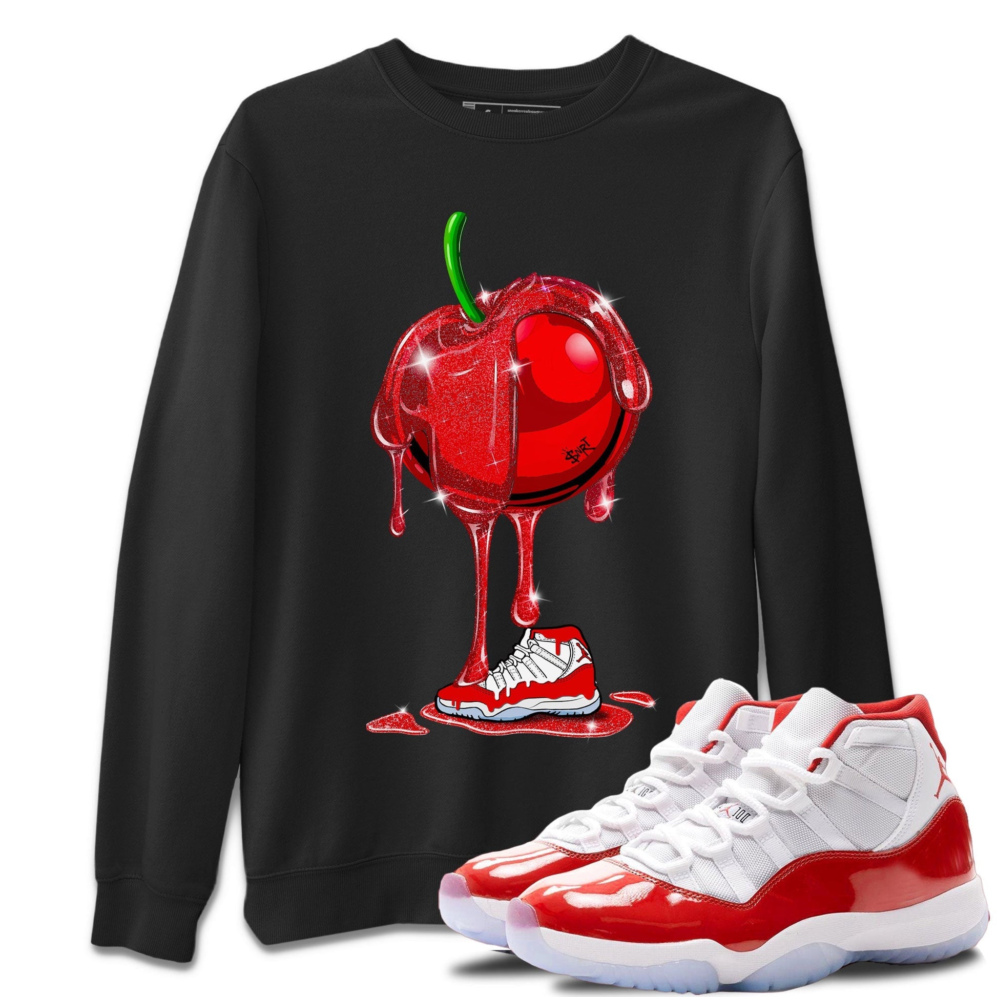 Dripping Cherries Unisex Tops - Air Jordan 11 Cherry